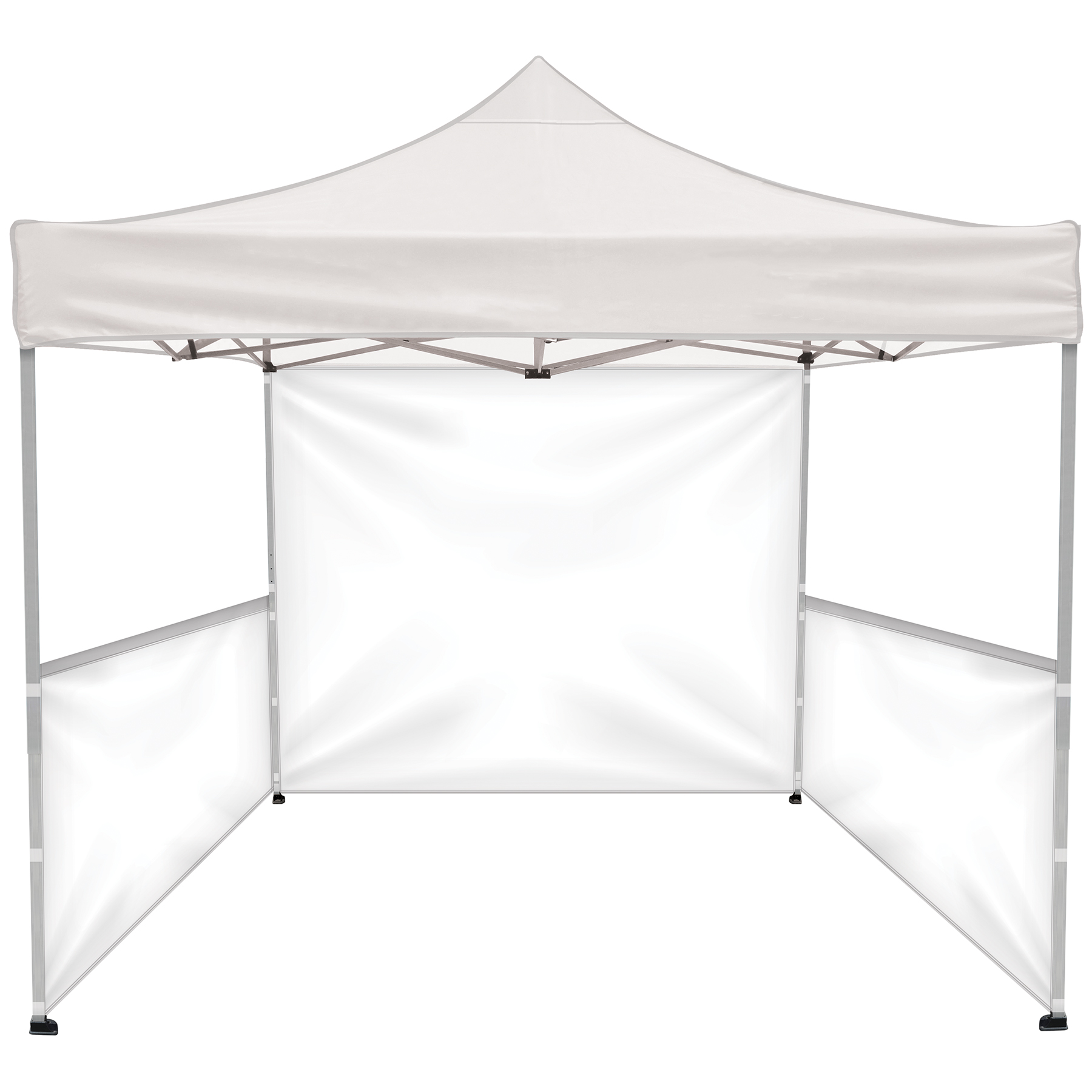 10' Square Canopy Tent W/One Full Double Sided Wall and Two Double Sided Half Walls 6