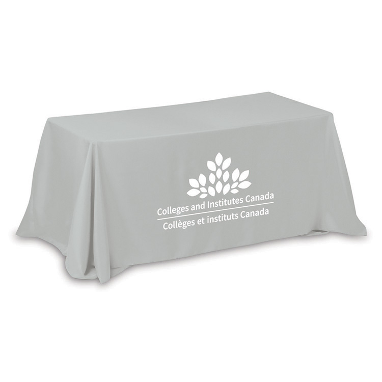 "Zenyatta Eight" 4-Sided Throw Style Table Covers & Table Throws (One Color Print) / Fits 8 ft Tabl 36