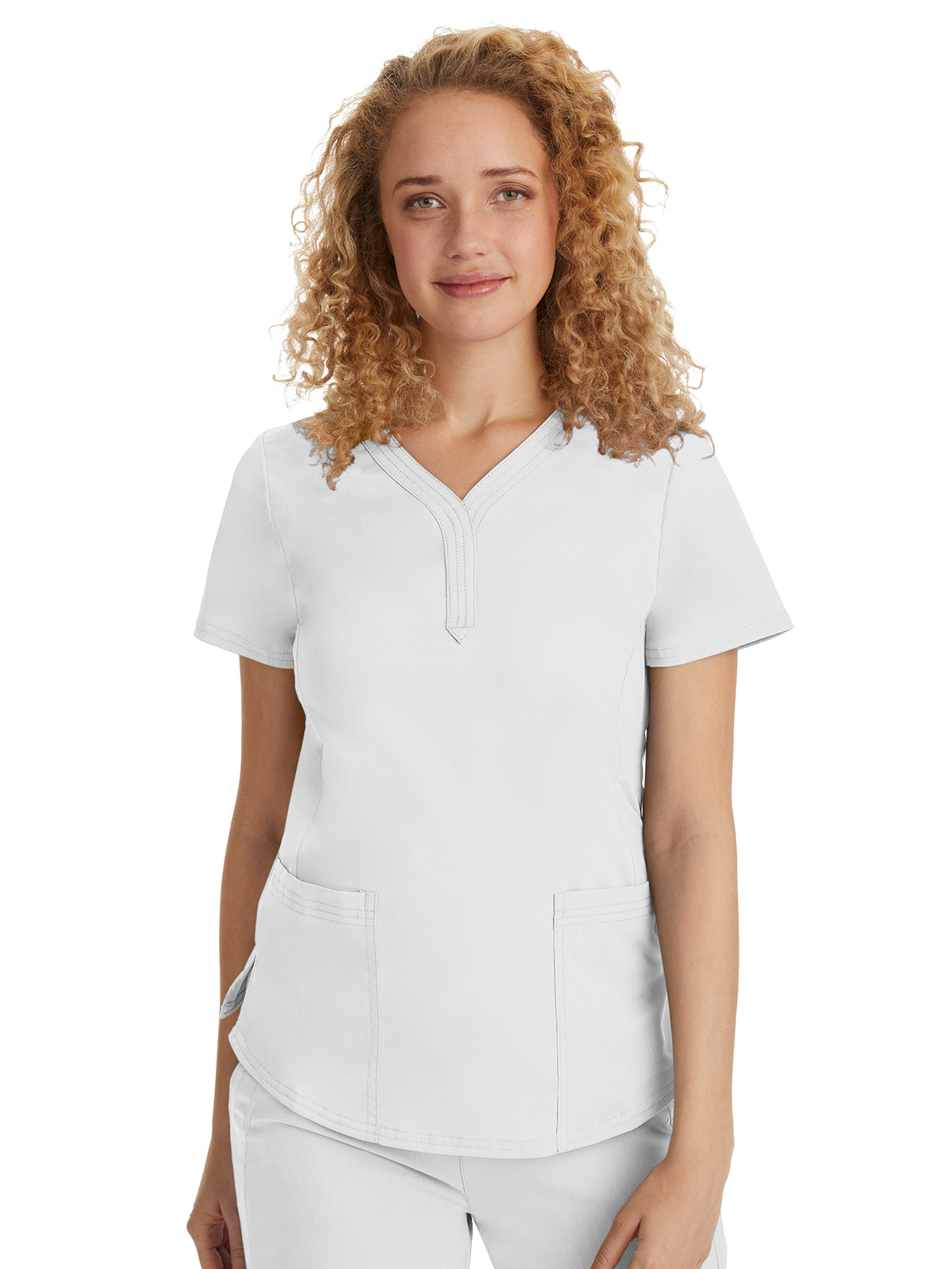 Healing Hands - HH Purple Label - Women's 2-Pocket Jane Triple-Needle Stitching Top 5