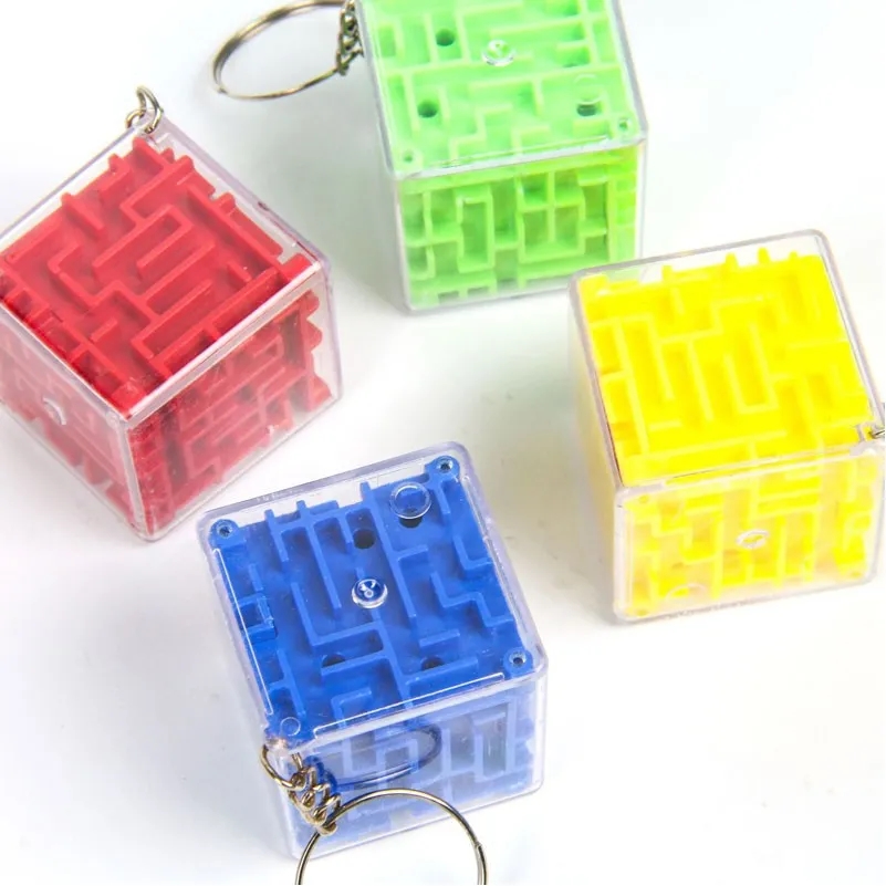 Puzzle Cube Game Keychain 6