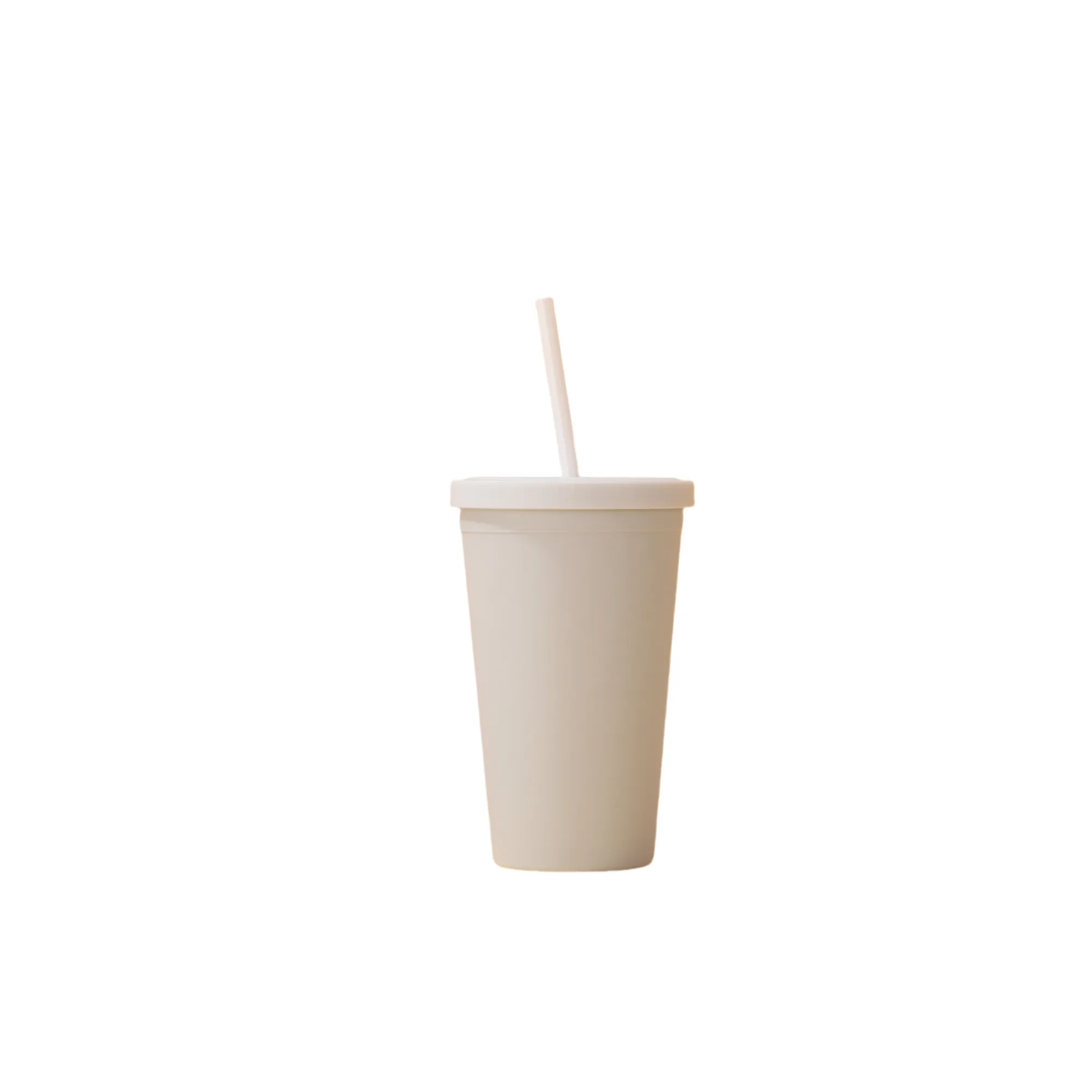 16 Oz Double Walled Cup With Lid And Straw 10