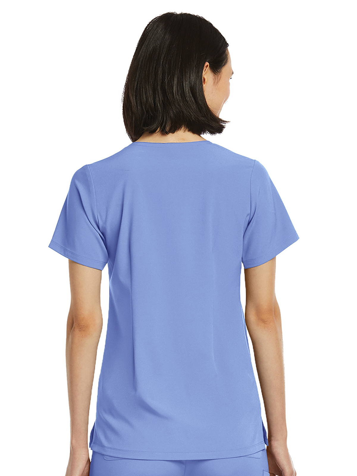 ScrubJoy Originals - Women's Fitted One-Pocket V-Neck Top 25