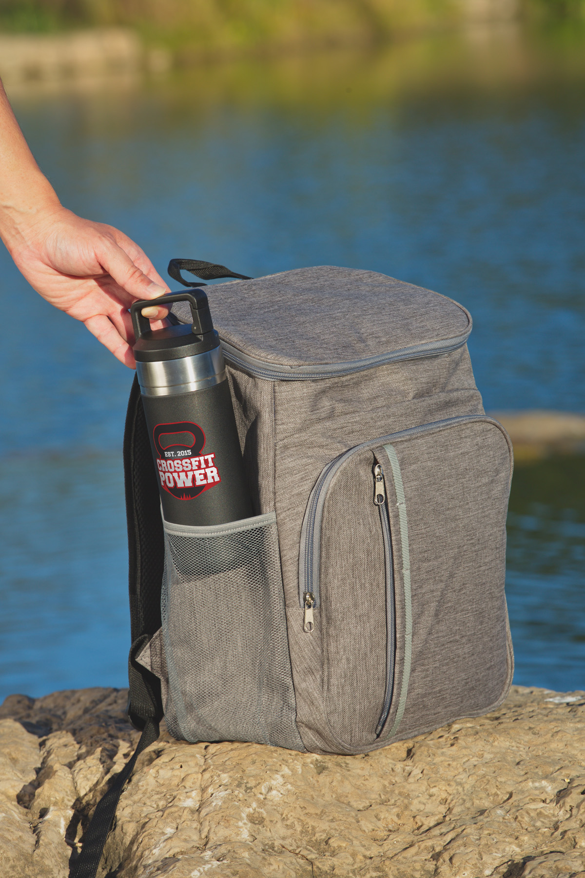 Dante 20 oz Vacuum Insulated Bottle with Carabiner Lid, custom water bottle with logo imprint 26