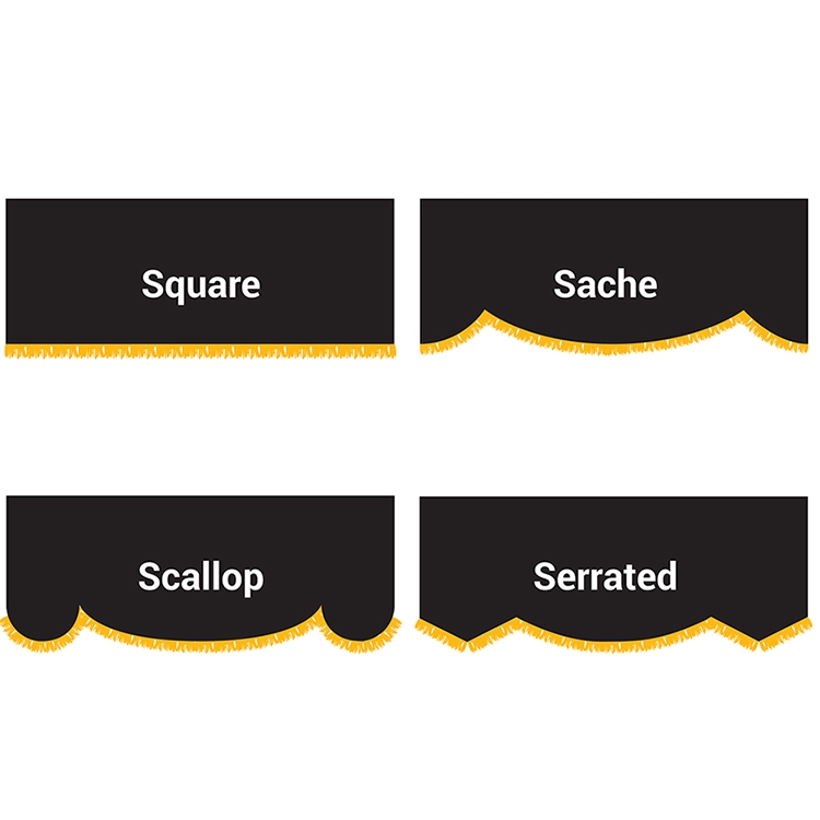 3' x 8' Parade Lead Banner with Fringe 4