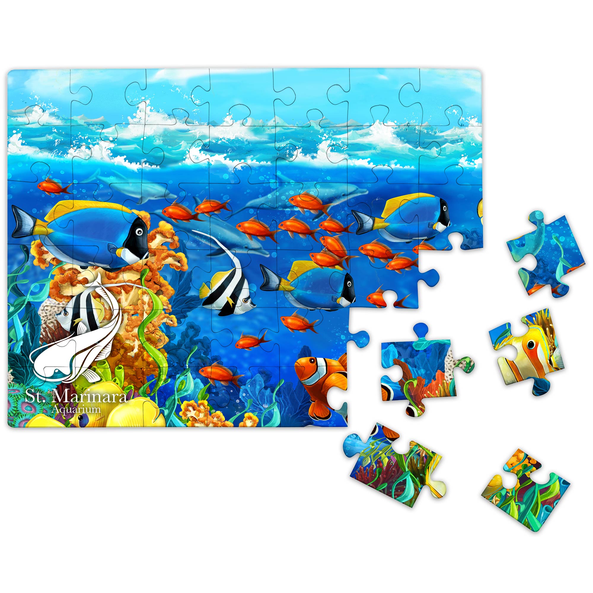USA Made Full Color 12x9 Custom Jigsaw Puzzle 1
