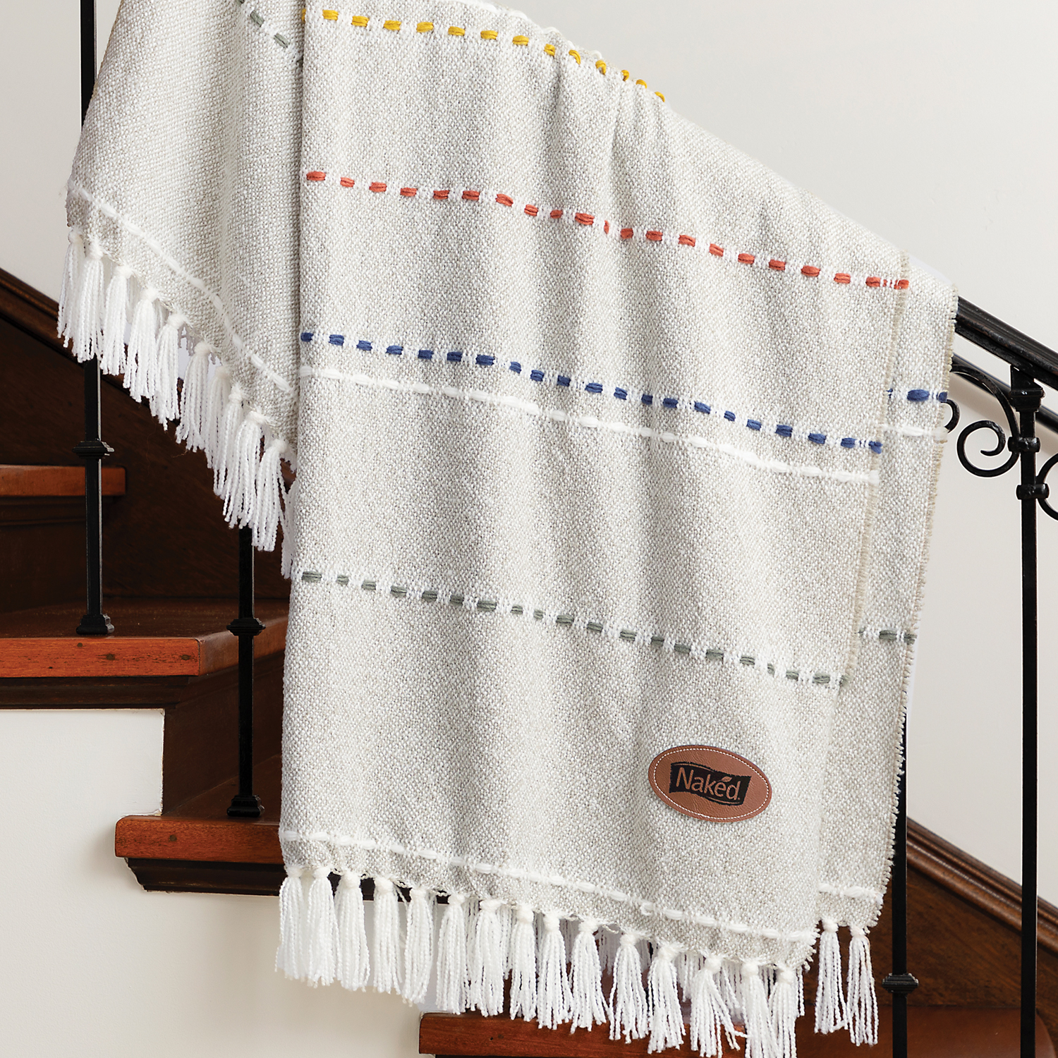 50X60 Sedona Stripe Blanket  with fringes