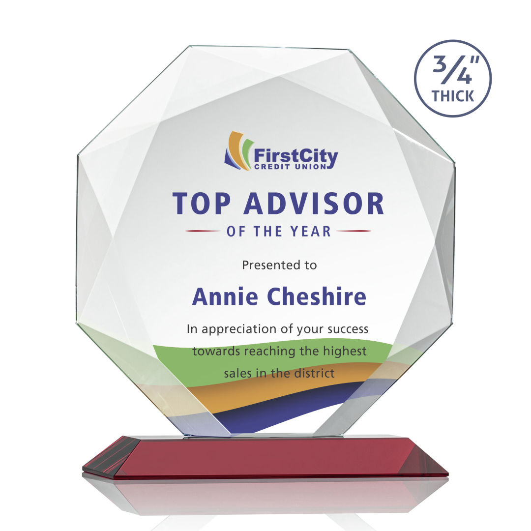 Bradford VividPrint™ Award - Red 7