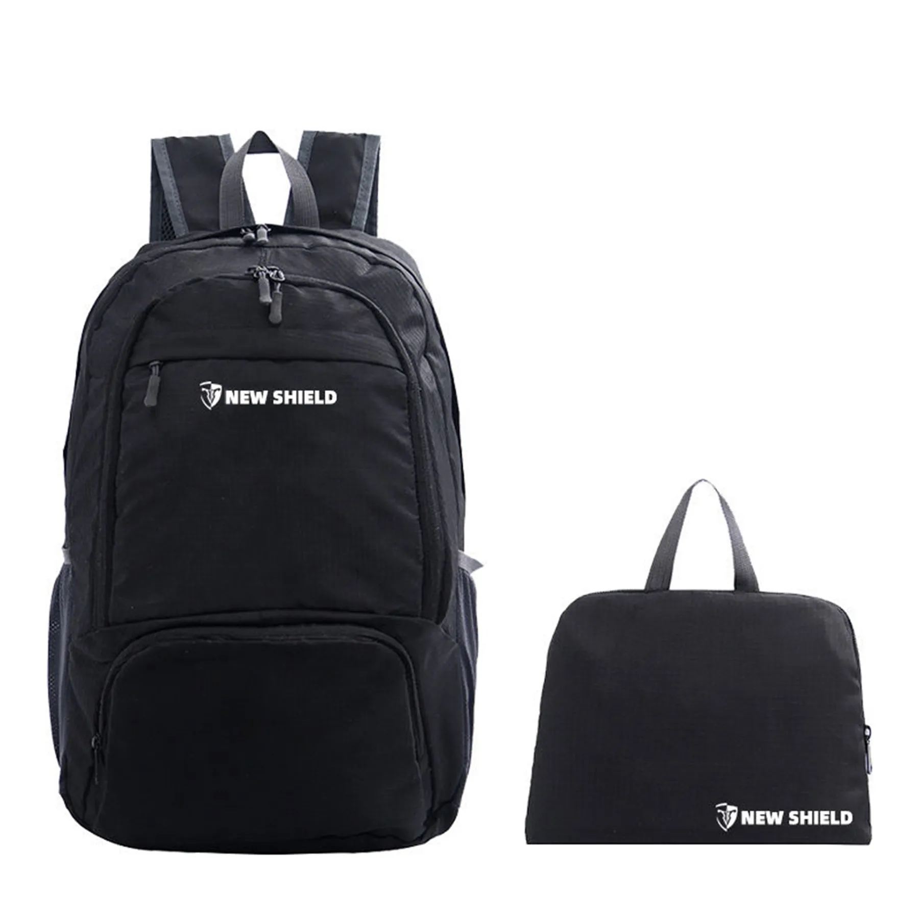Waterproof Travel Foldable Laptop Backpack with Mesh Pockets 6