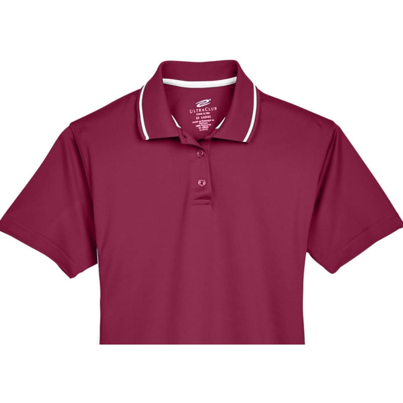 UltraClub Ladies' Cool & Dry Sport Two-Tone Polo 28