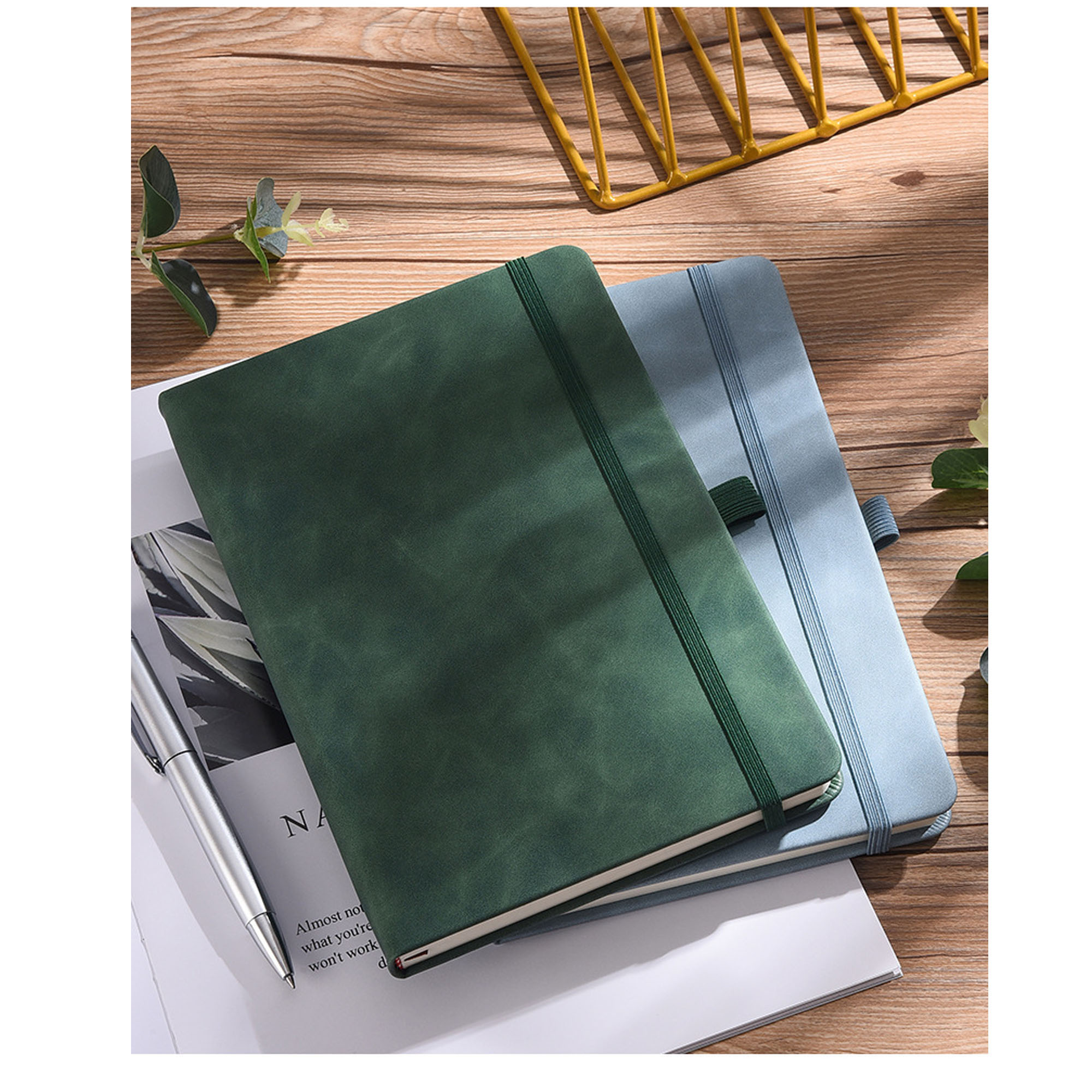 A5 Business Notebook with Secure Straps for Professional Use 3