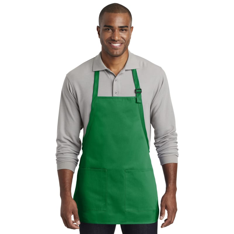 Port Authority Medium-Length Two-Pocket Bib Apron. 3