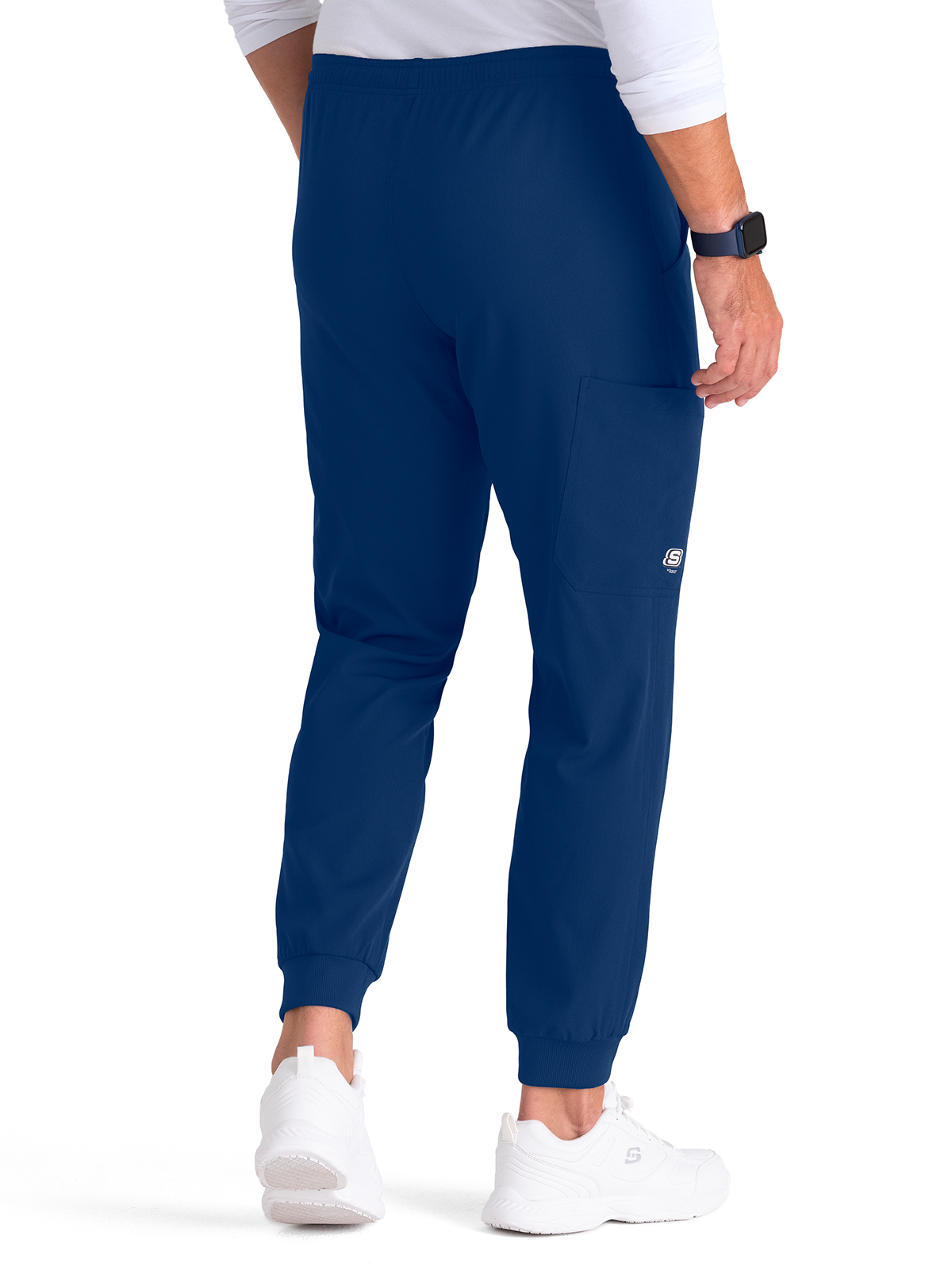 Skechers - Men's Three-Pocket Drawcord and Zip-Fly Structure Jogger Scrub Pant 25