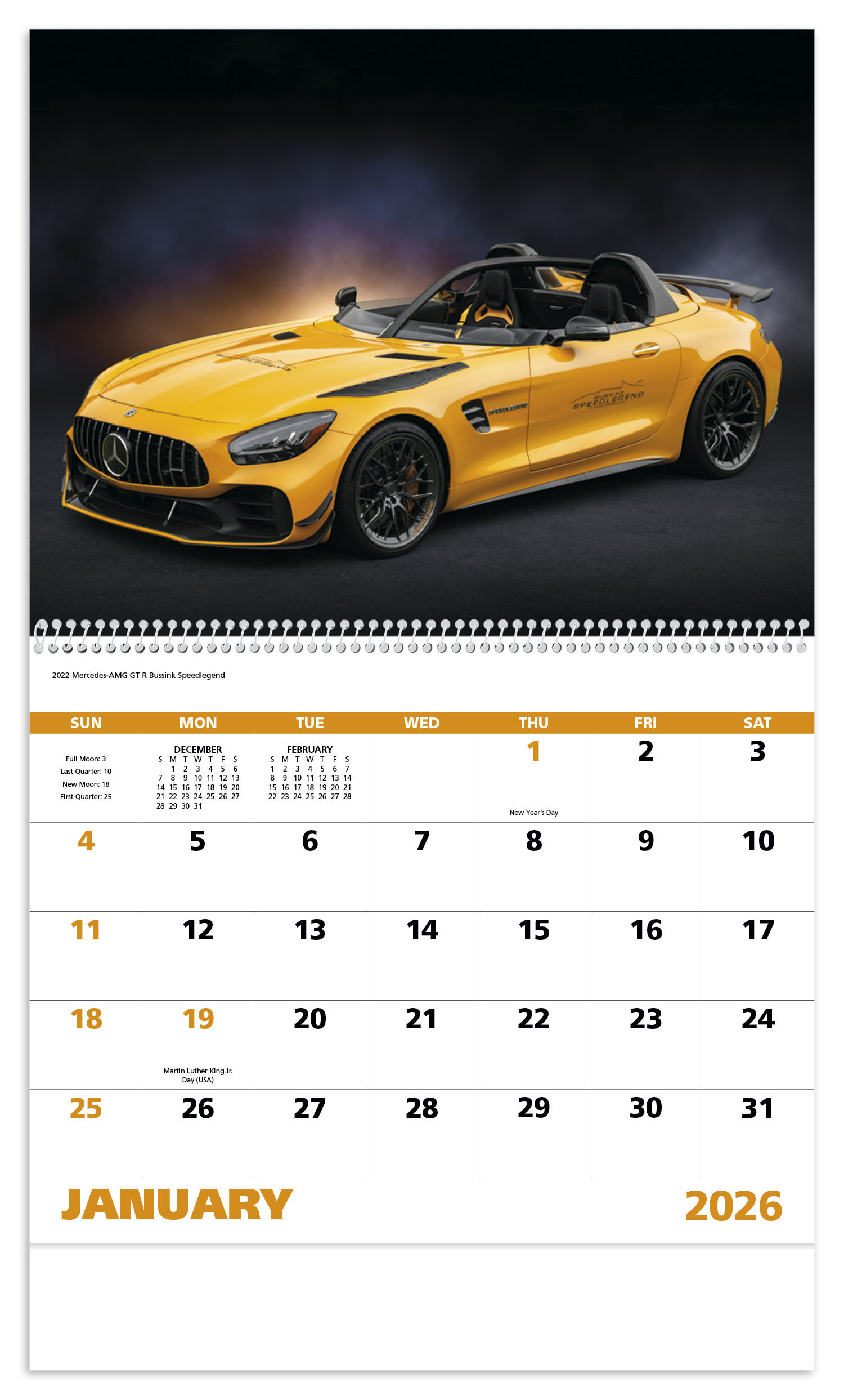 Good Value™ Exotic Sports Cars - Spiral Calendar 11