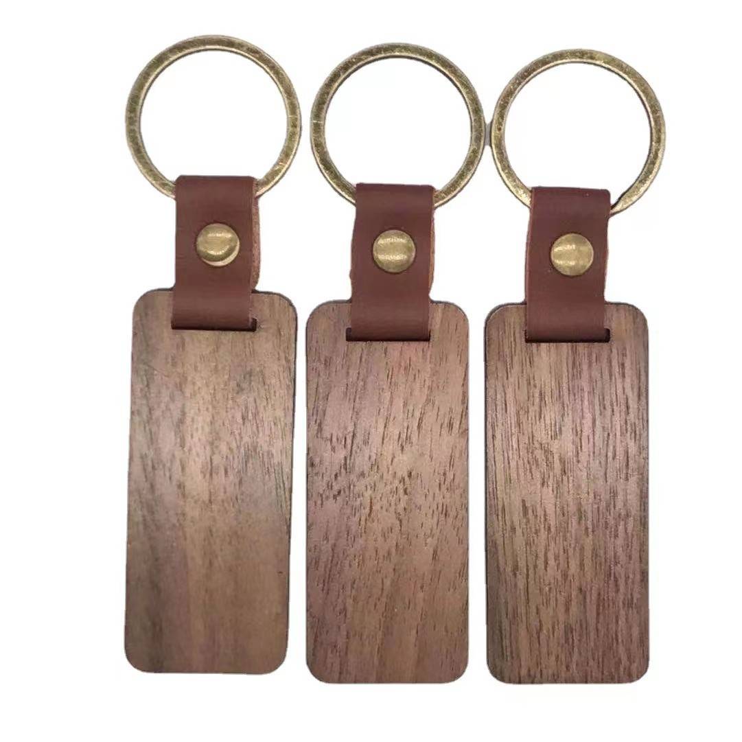 Engraved Wood Keychain 2