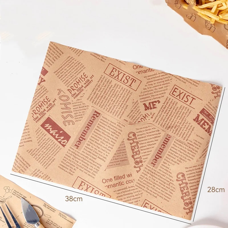 Grease Proof Kraft Food Wrap and Basket Liner Paper 4