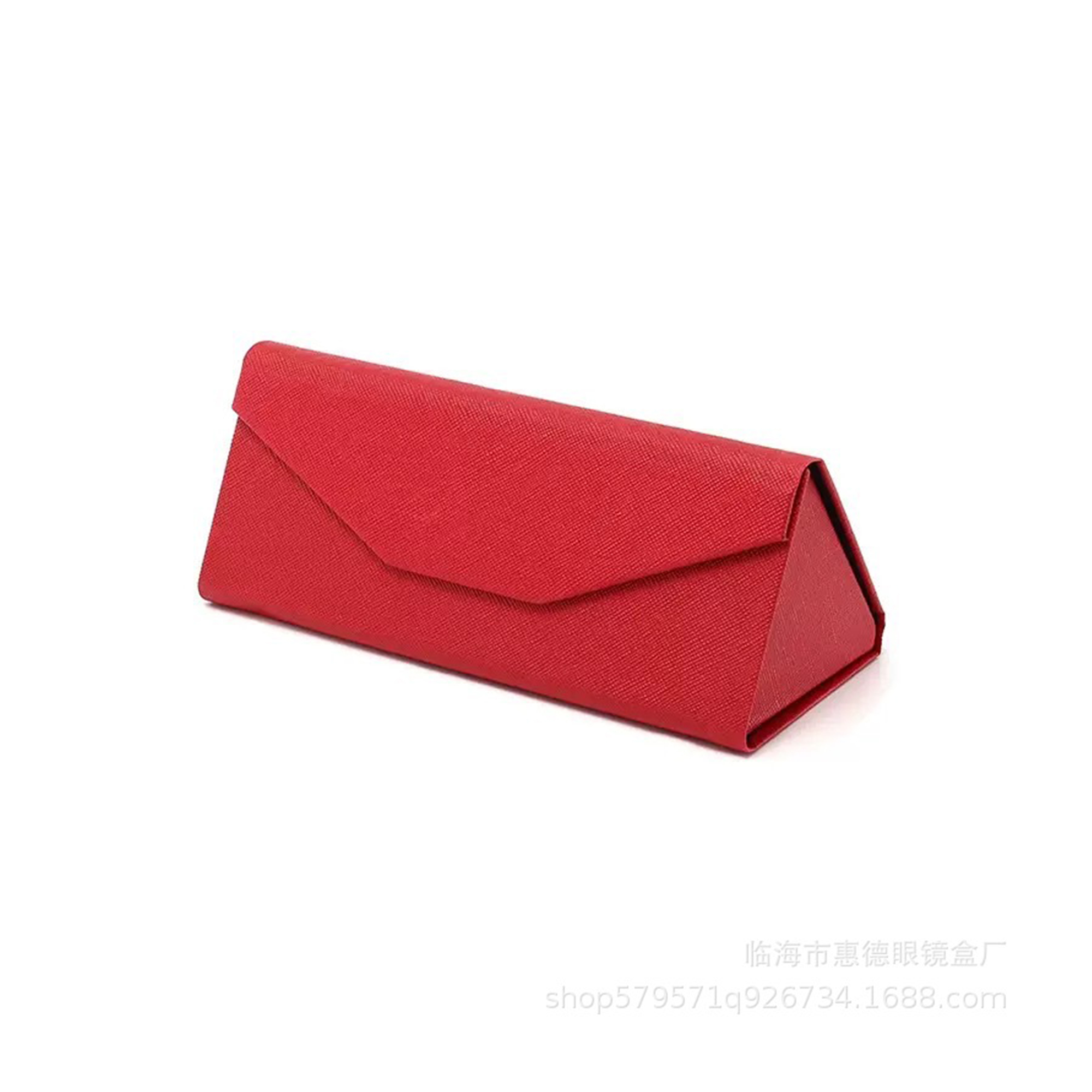 Polyurethane Leather Sunglass Protective Case 6.3" x 2.6" x 2.5" 4