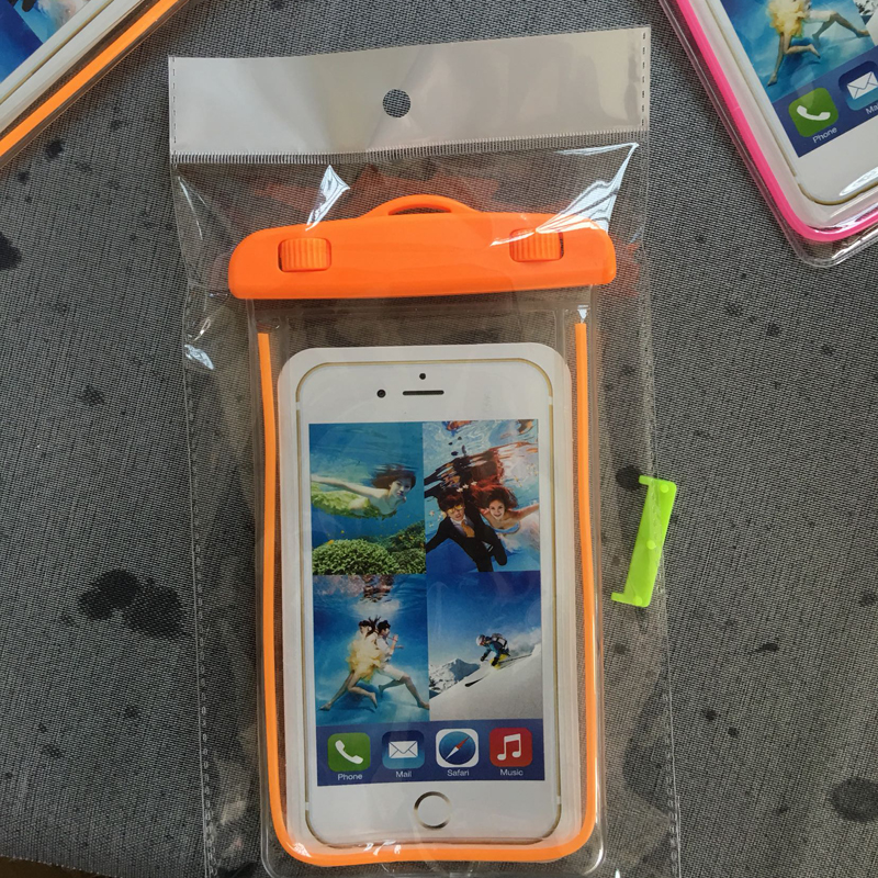 PVC Waterproof Phone Pouch W/ Luminous Strip 6