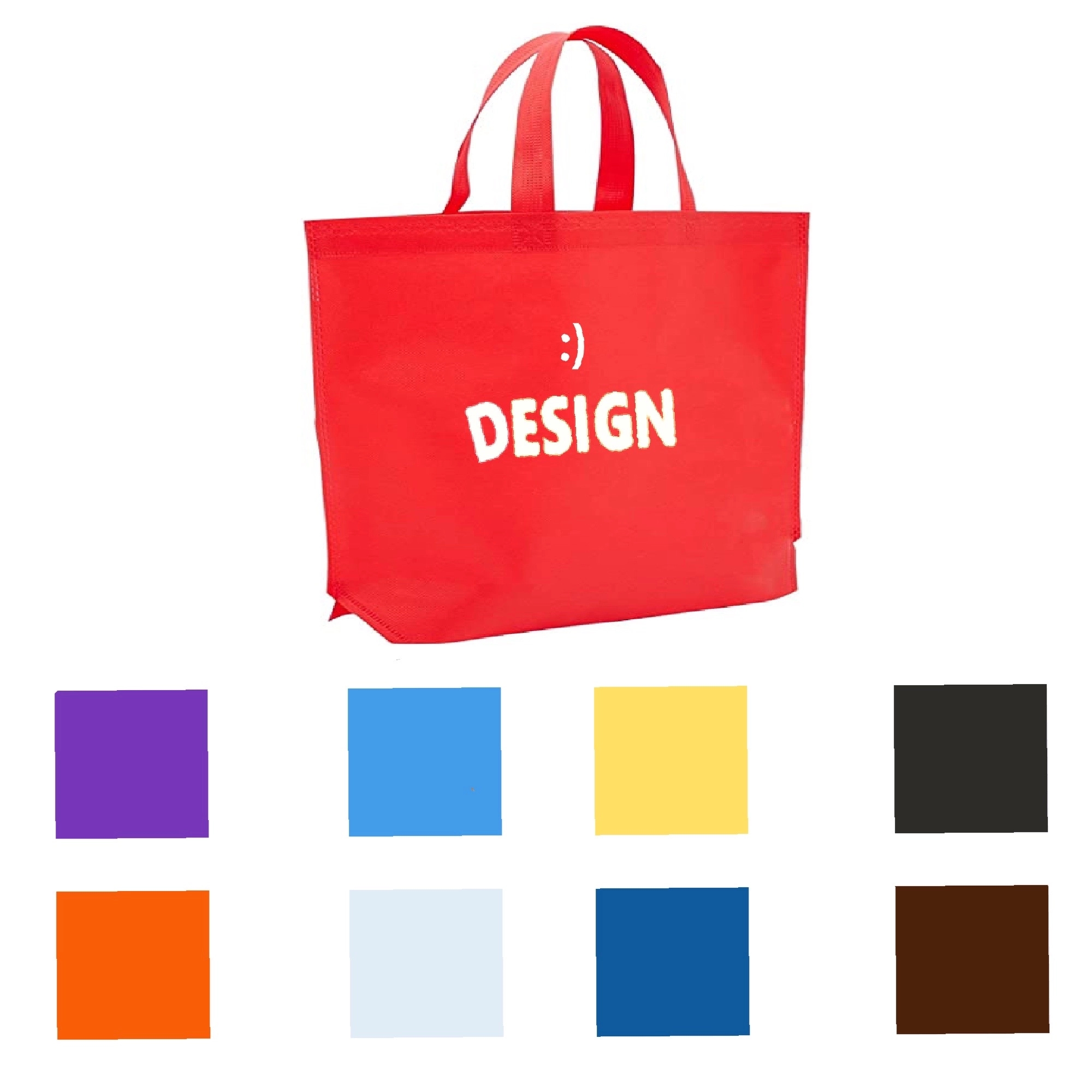 Middle Size Non-Woven Tote Bags MOQ 50PCS 2