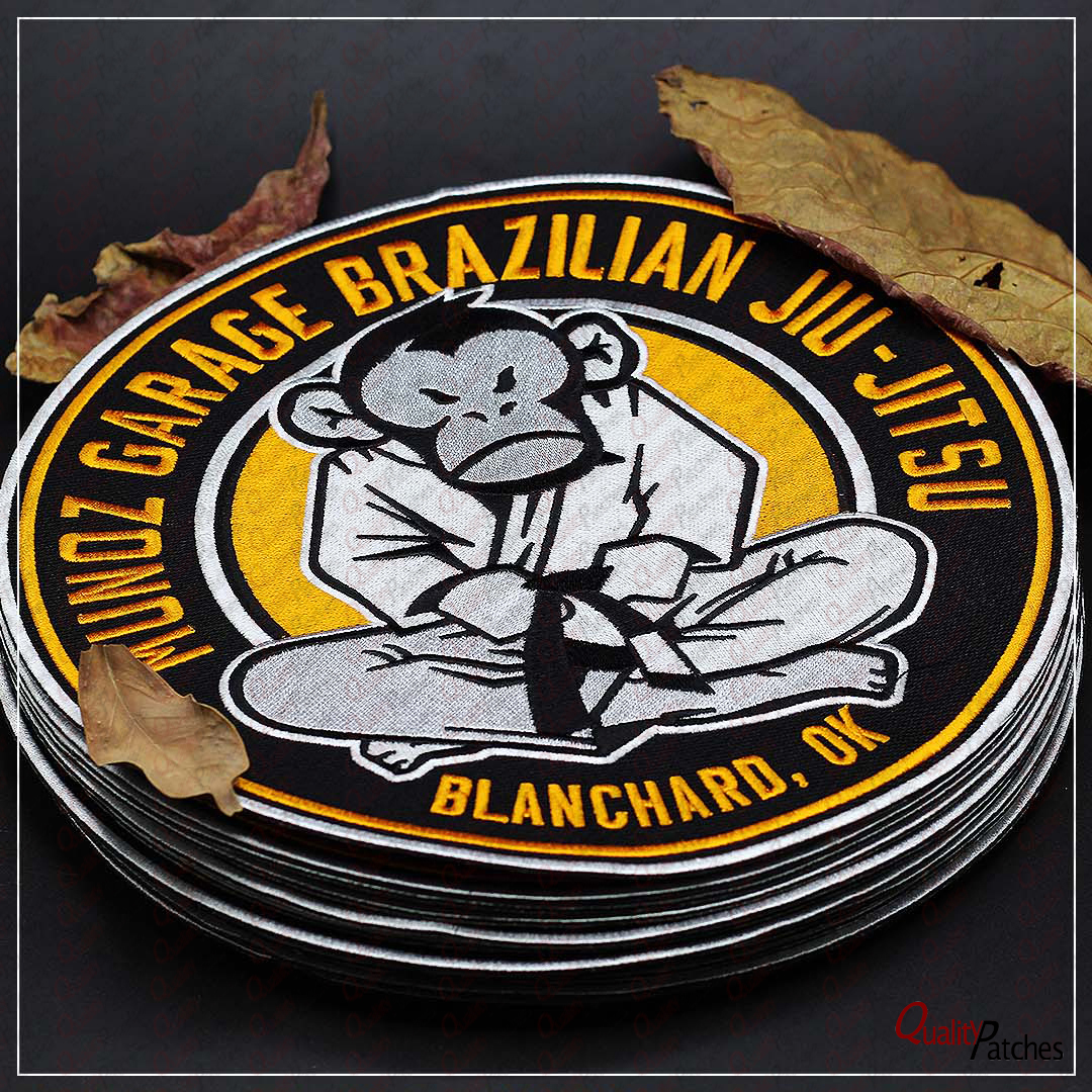 Custom Die Cut Embroidered Patches 54