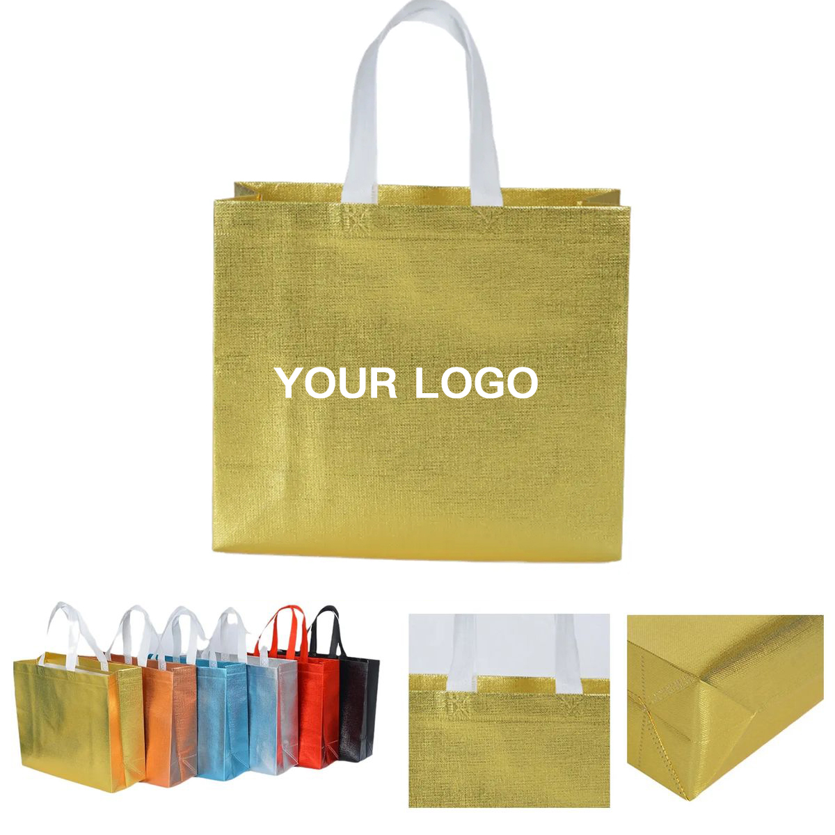 Reusable Fabric Shopping Tote with Handles 1