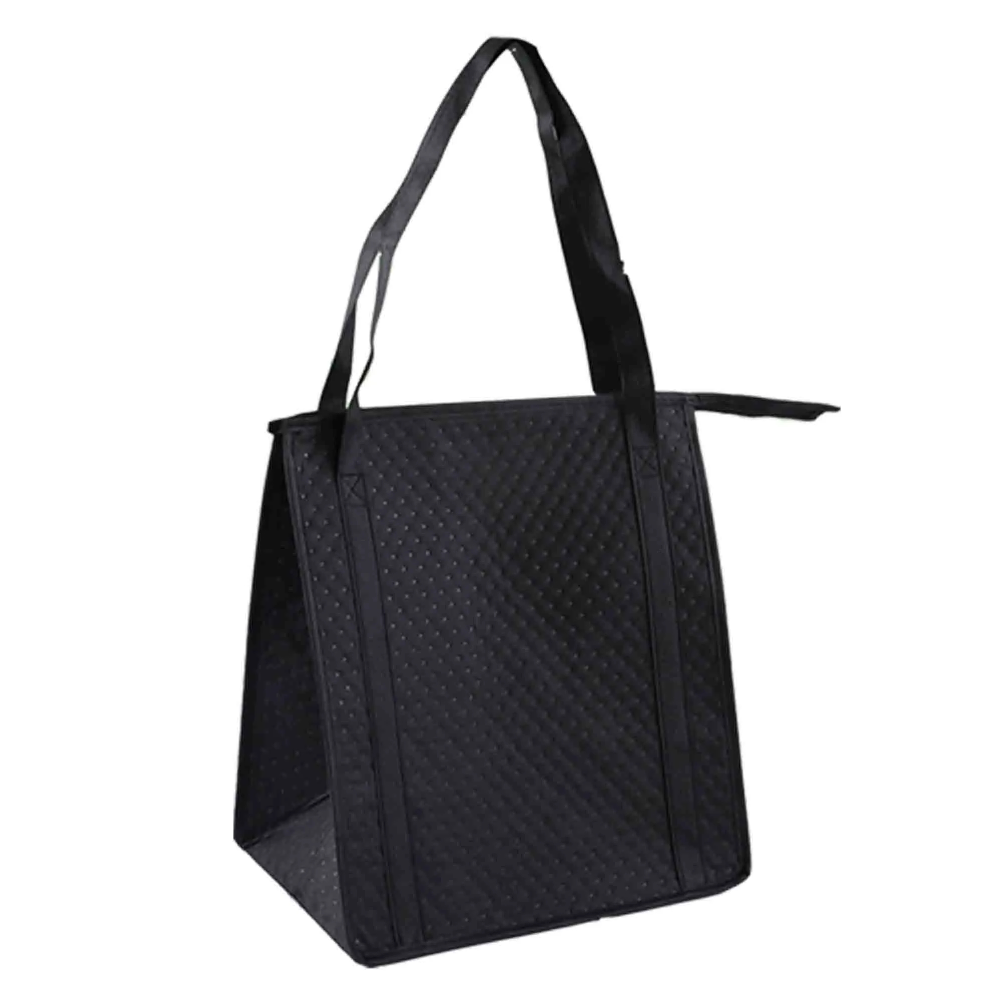 Heavy Duty Insulated Shopping Bag Zipper Lunch Tote 7