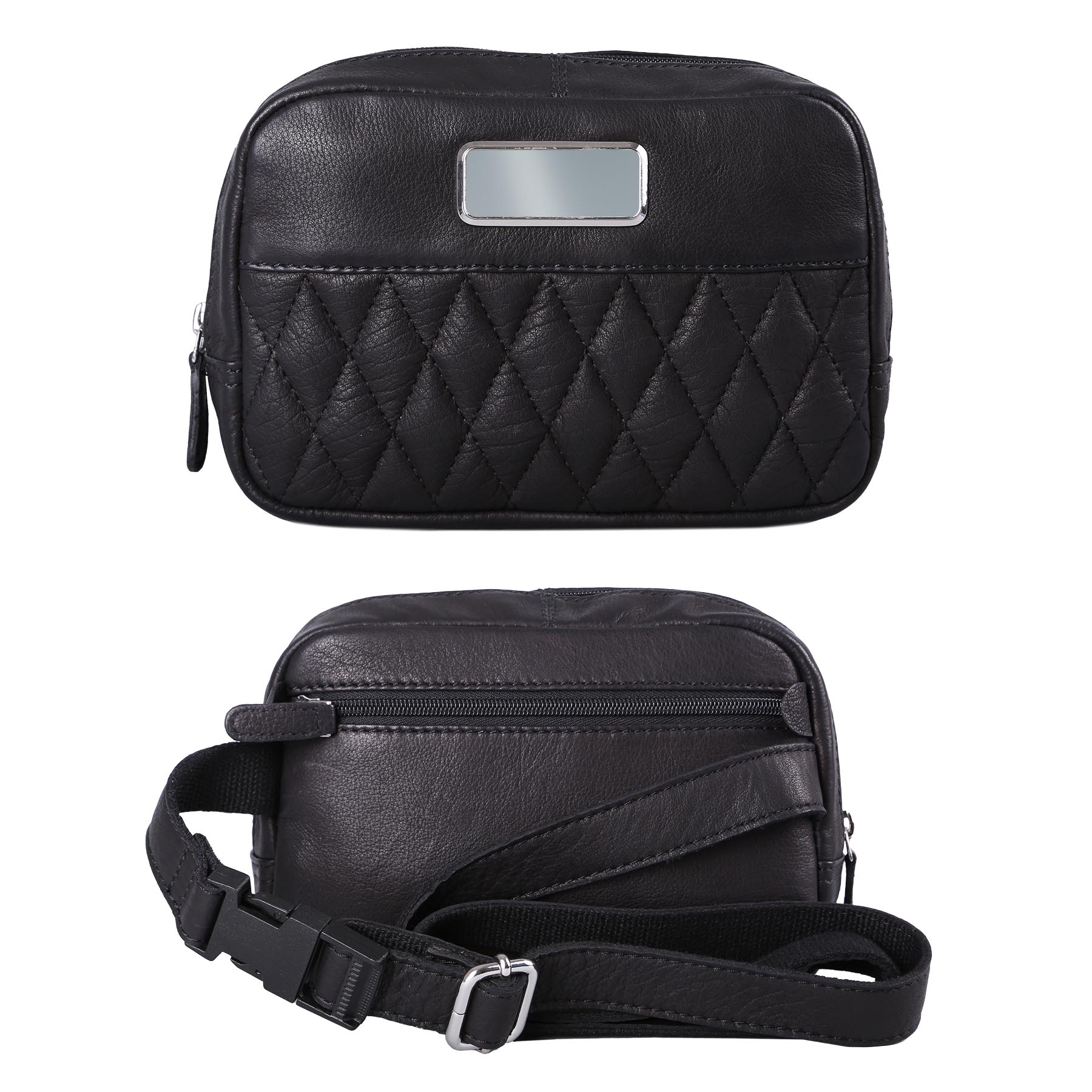 Brea Canyon Leather Cross Body Bag 14