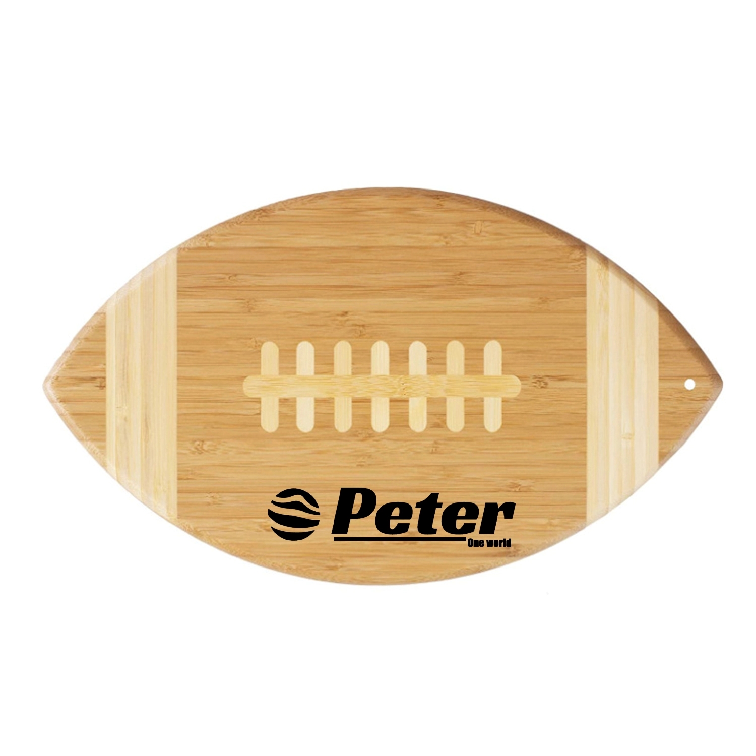 Football Shaped Bamboo Cutting Board 1