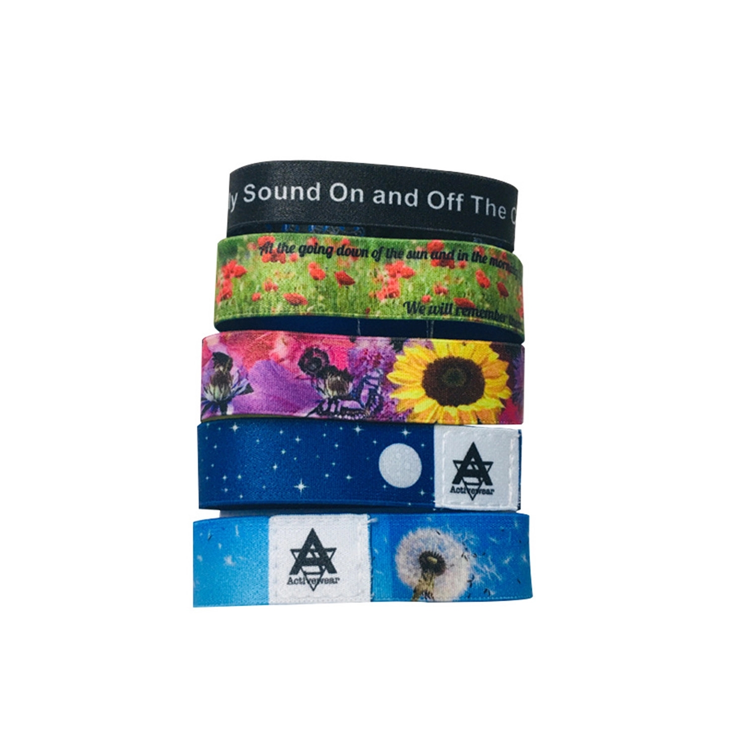 Hd Sublimation Elastic Wristband 5