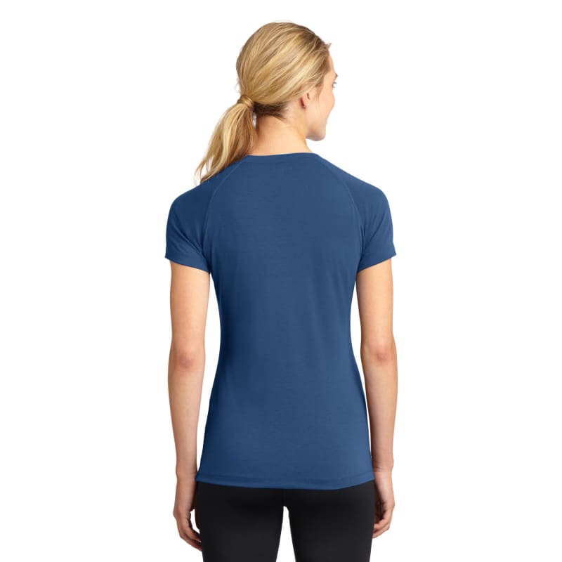Sport-Tek Women's Ultimate Performance V-Neck. 4