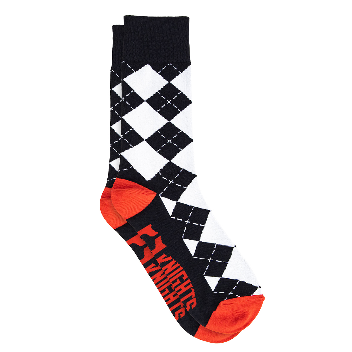 Logo Argyle Simpler Socks