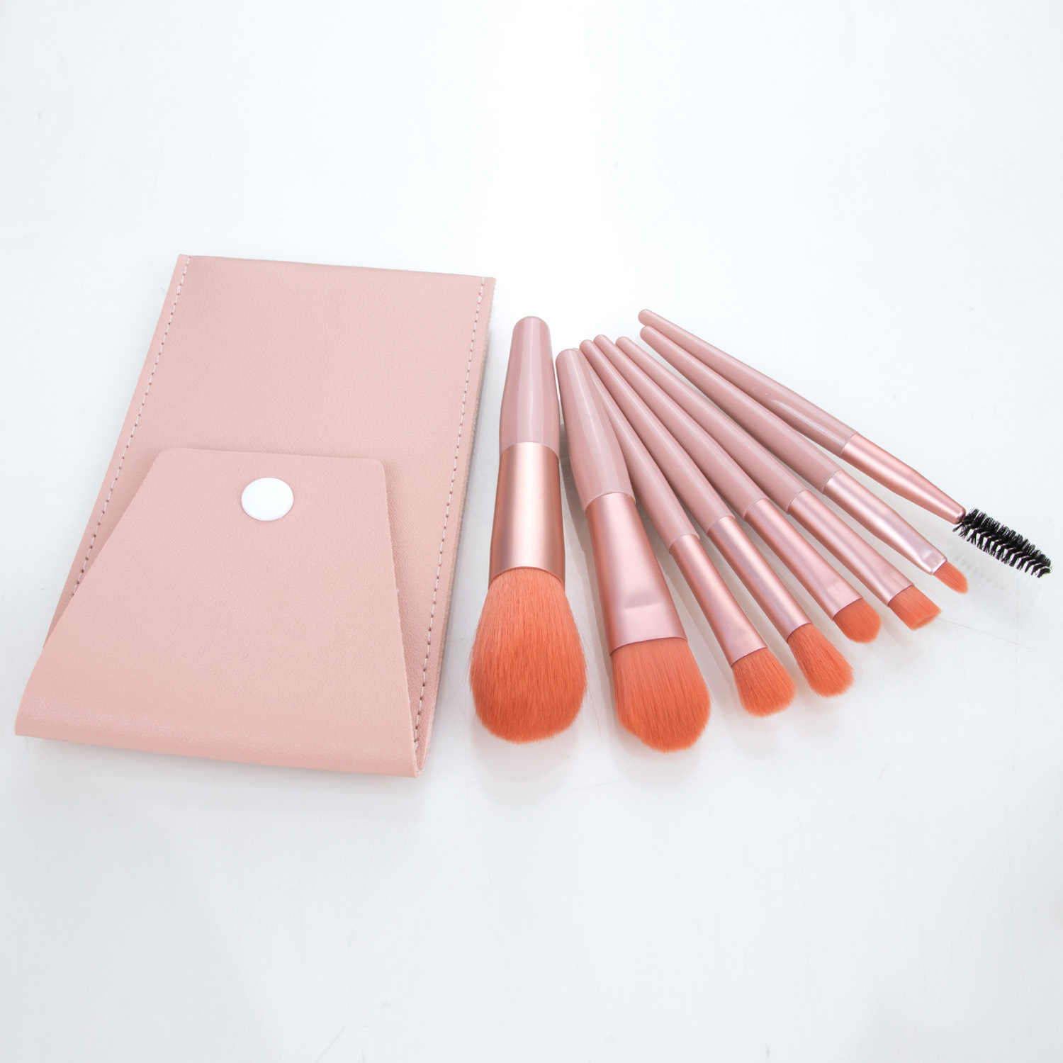 8Pcs Portable Makeup Brush Travel set 4