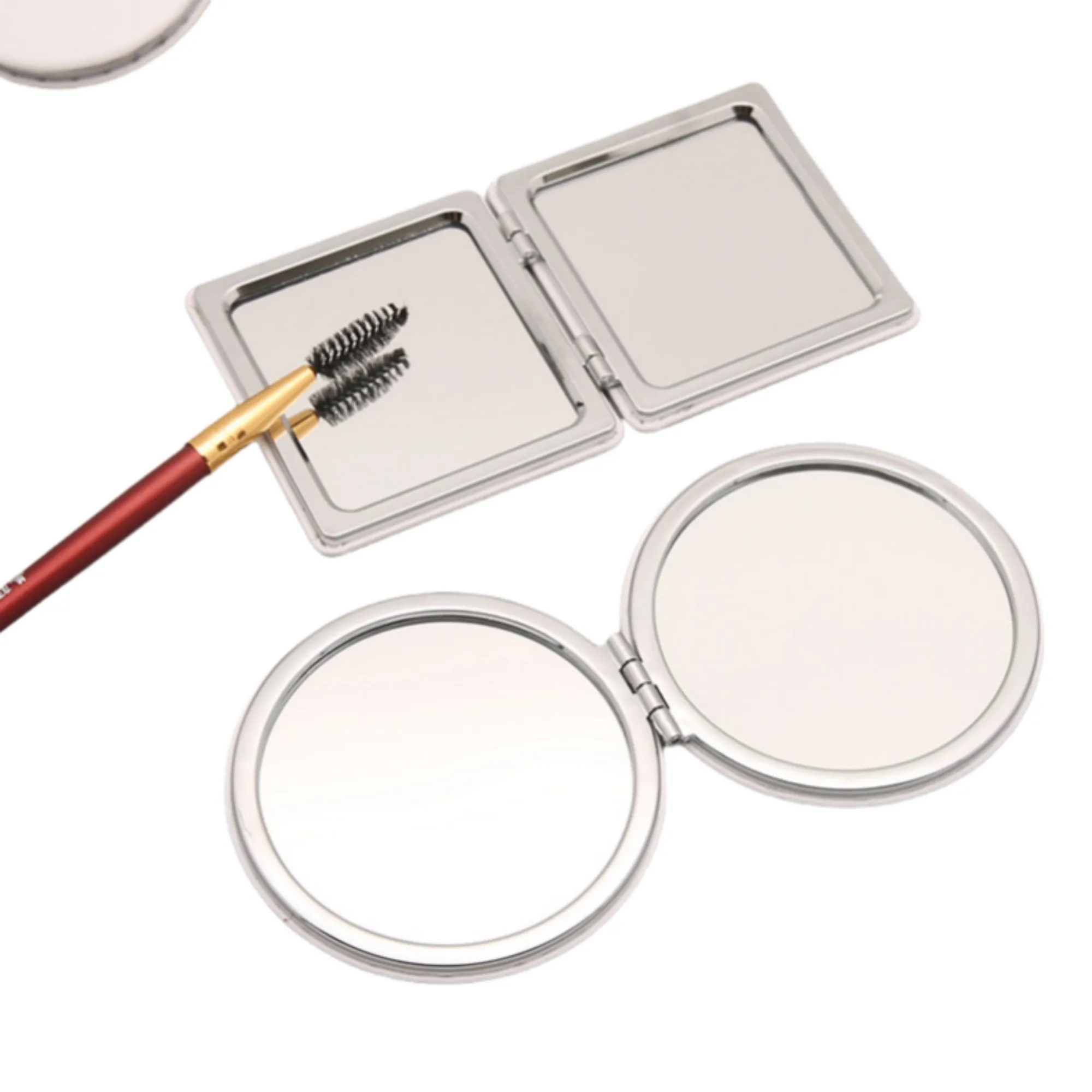PU Leather Double-Sided Vanity Mirror 3