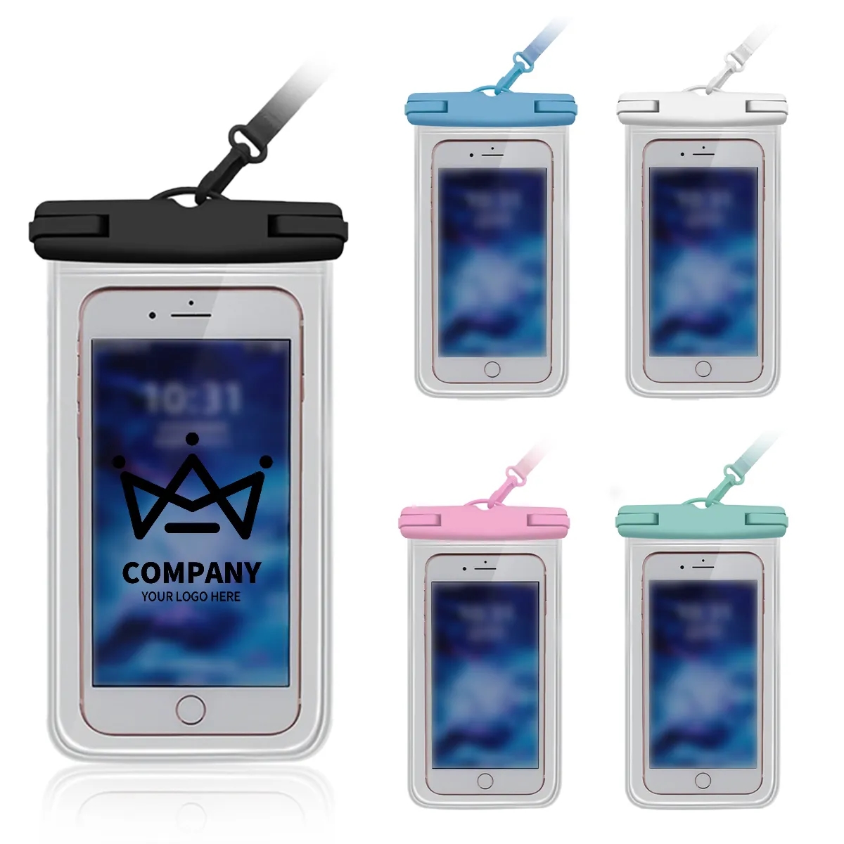 Universal Waterproof Phone Dry Bag Pouch with Neck Lanyard 1