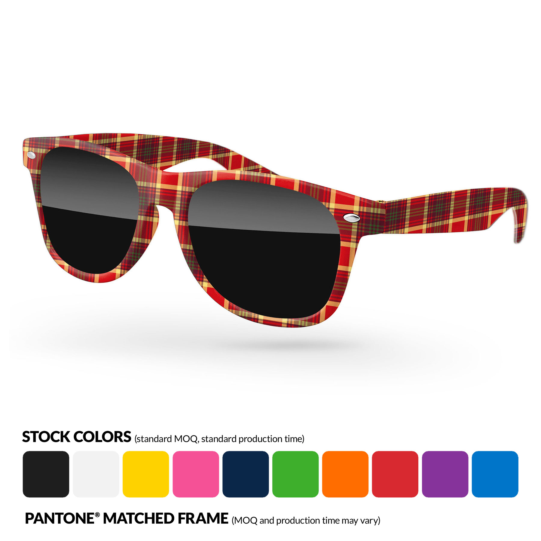 Retro Sunglasses w/ Full Color Full Frame Sublimation 17