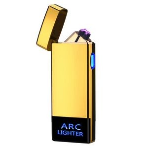 Sleek Electronic Arc Lighter With Flip Cap USB Charging Eco Friendly 28