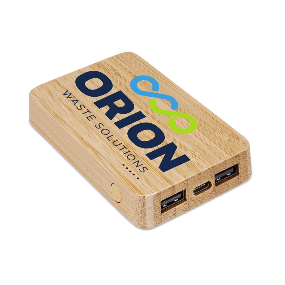 Green Bamboo Wireless Power Bank 5000mAh 5