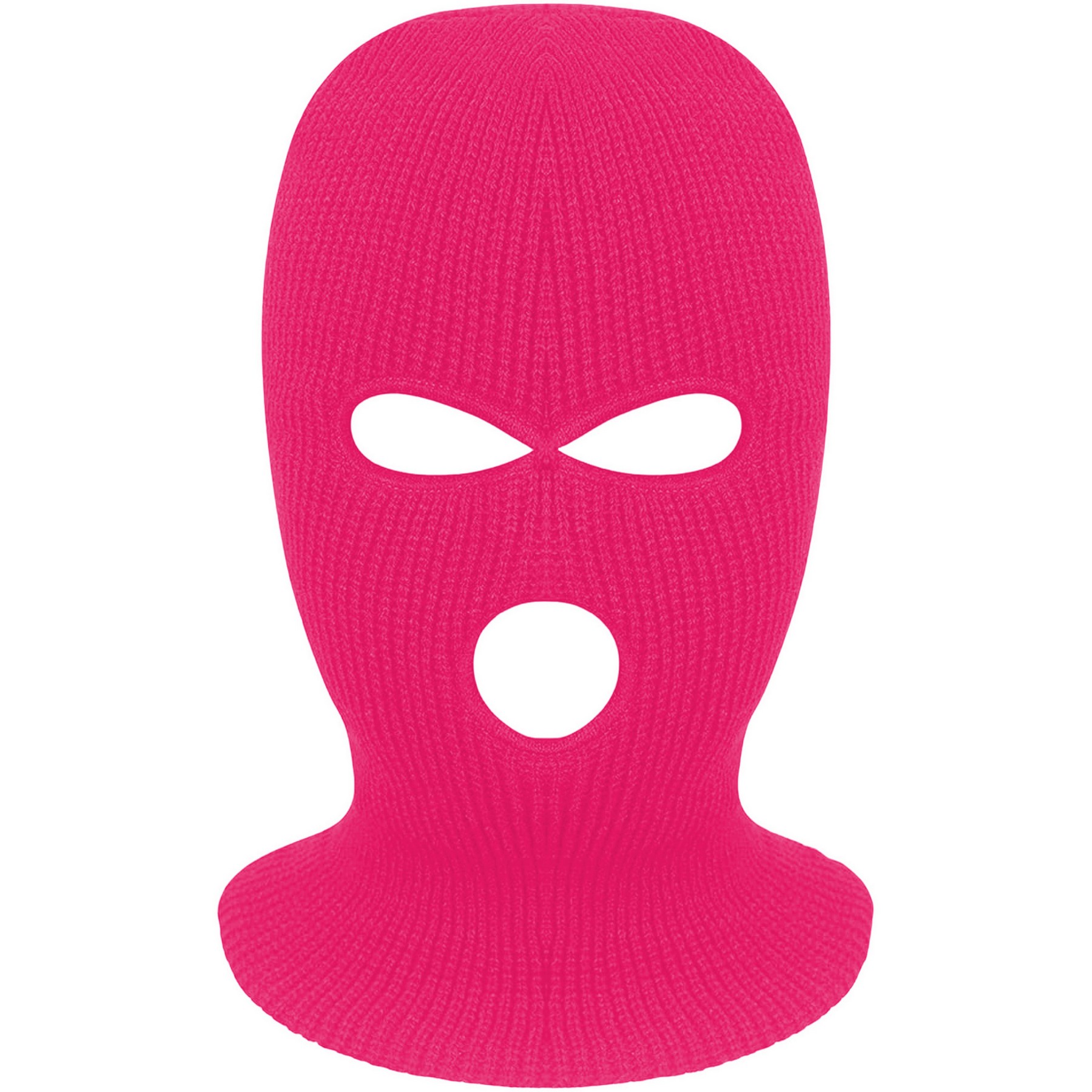 Custom 3 Holes Knitted Ski Mask Neck Gaiter Balaclava 12