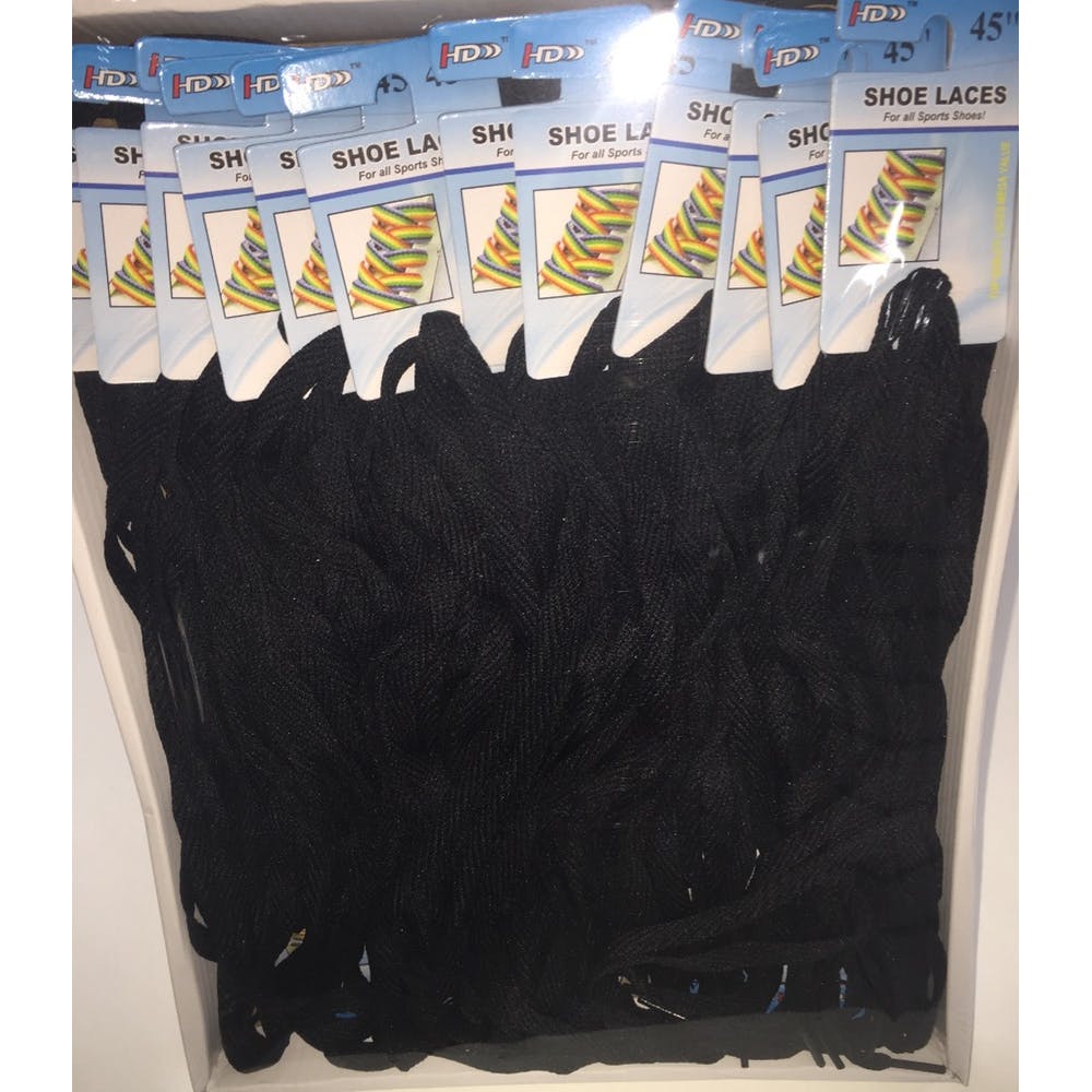 Shoelaces - Black 48" 2