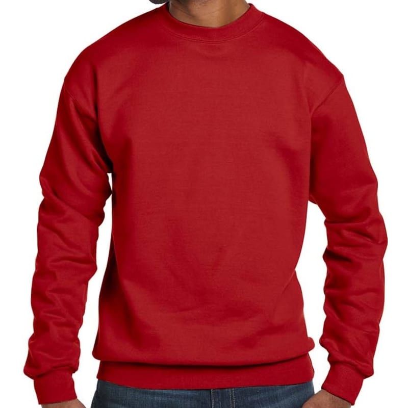 Hanes 7.8 Oz. ComfortBlend® EcoSmart® 50/50 Fleece Crew, custom hoodie or sweatshirt with logo imprint 9