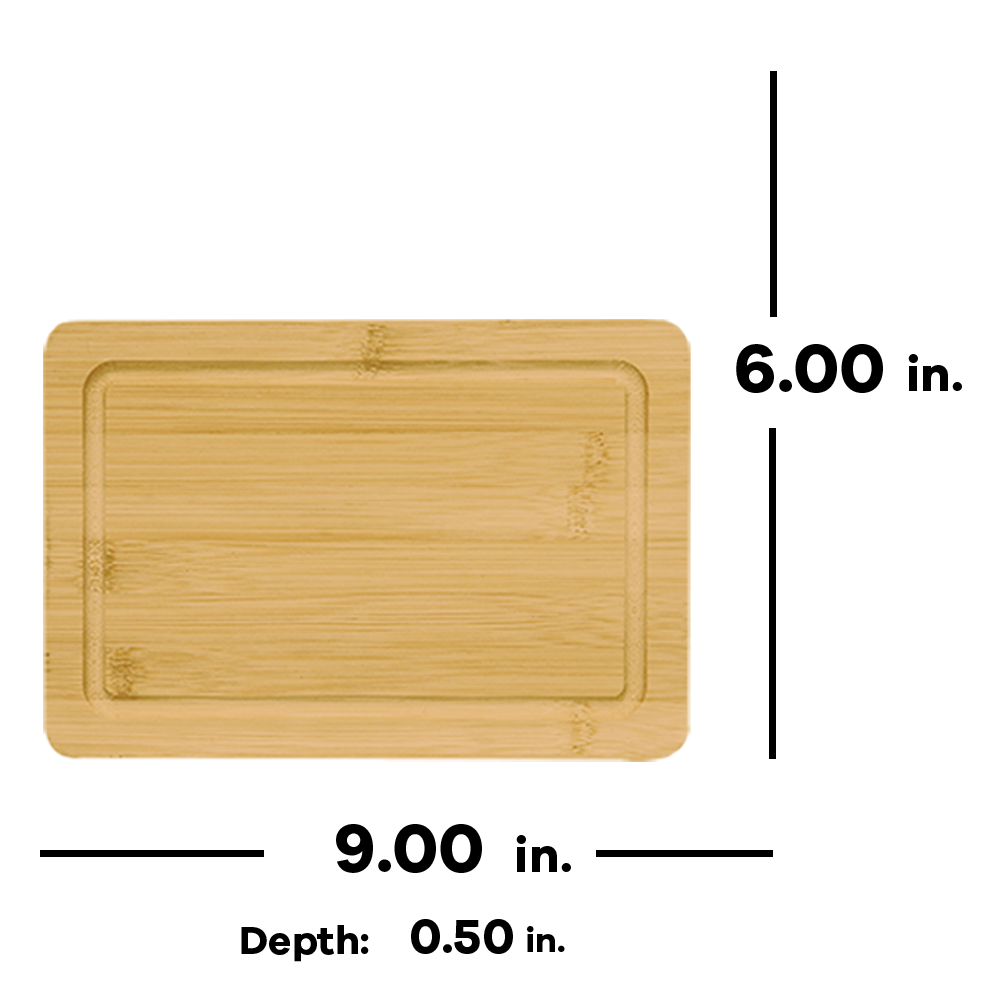 9" x 6" Cutting Board with Drip Ring