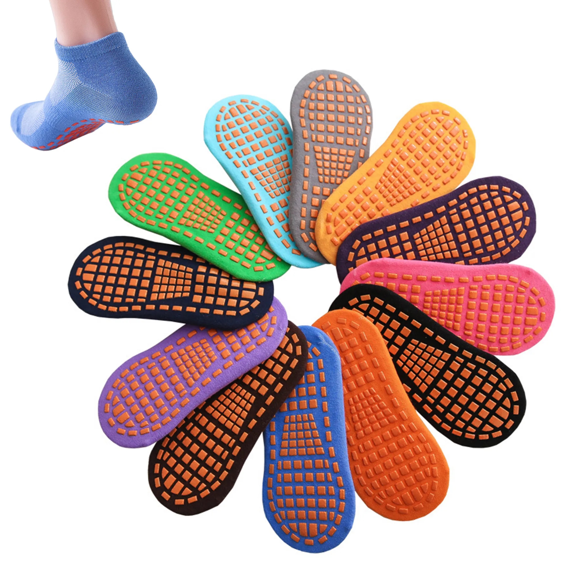 Toddlers Non-Slip Grip Socks 2