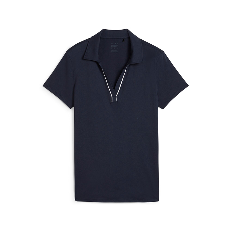 Puma Ladies Cloudspun Piped Short Sleeve Polo 3