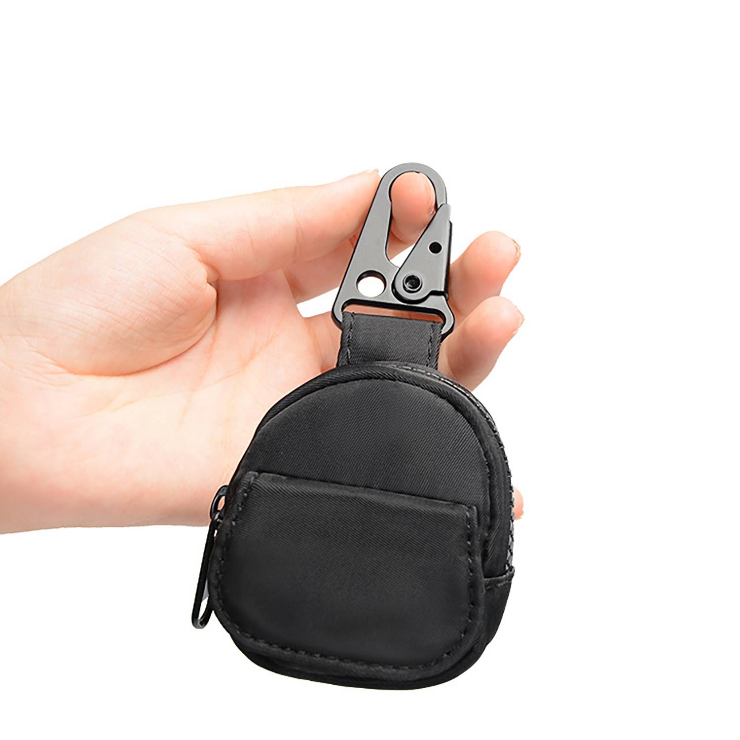Lightweight And Compact Oxford Coin Purse W/ Clip 4