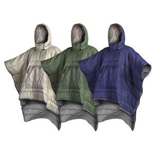 Wearable Blanket Portable Camping Cloak 2