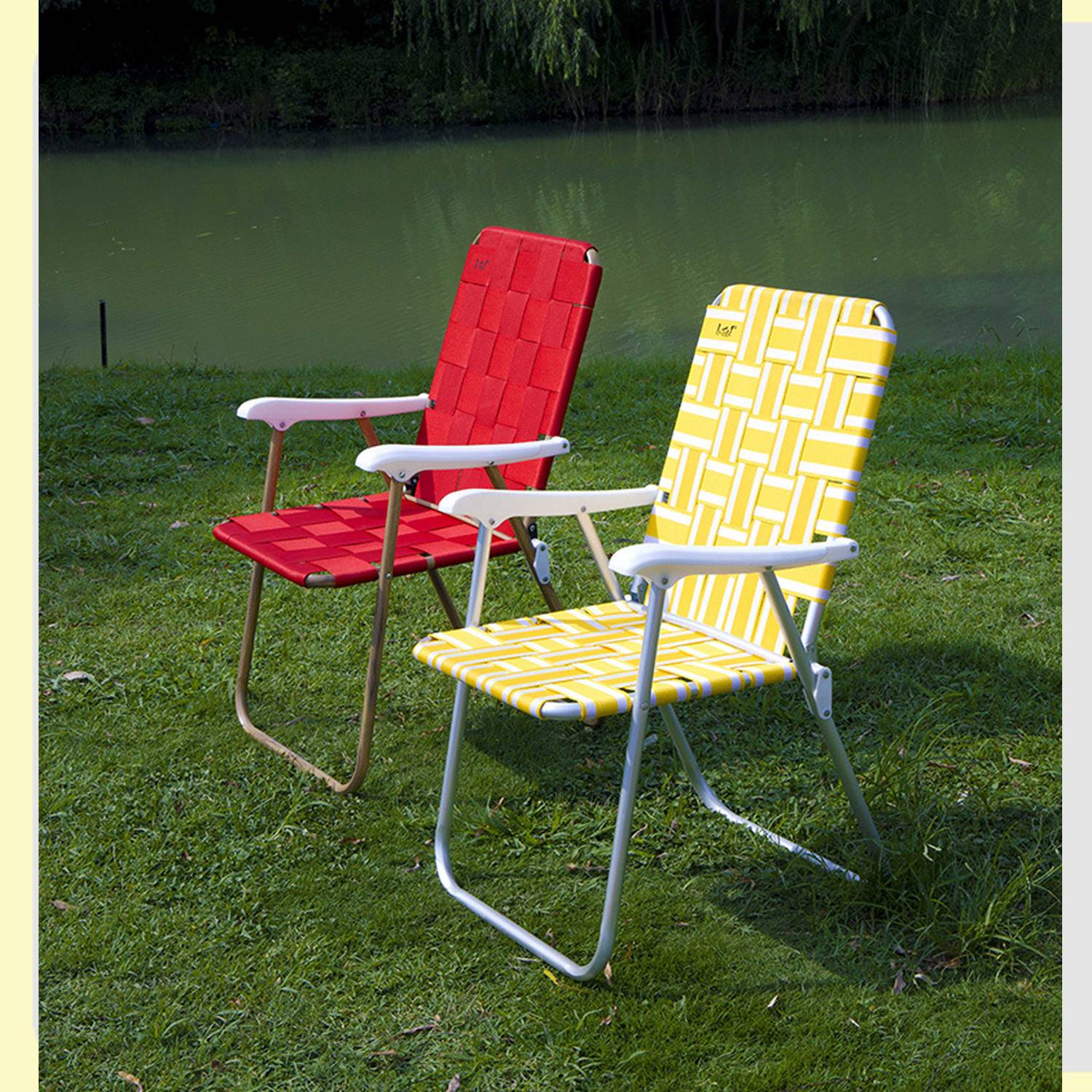Folding Aluminum Outdoor High-Back Chair 2