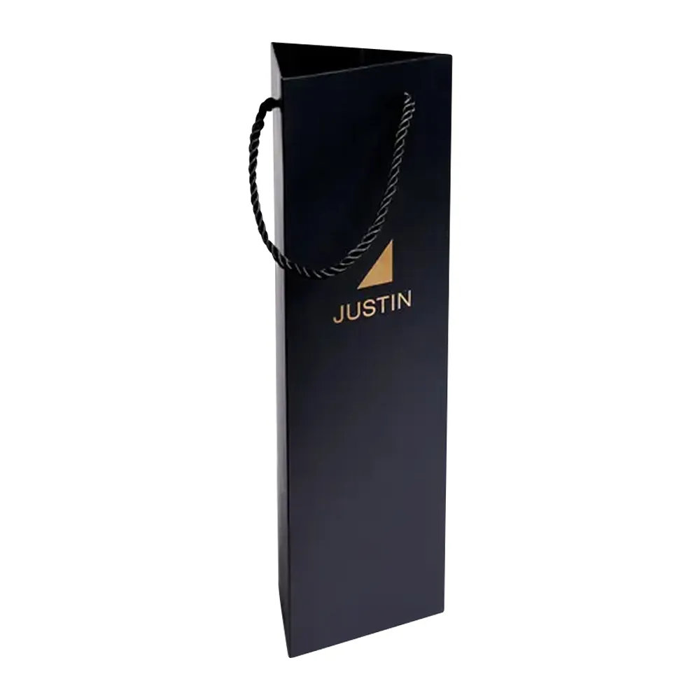 1-Bottle Triangle Luxury Paper Tote 2
