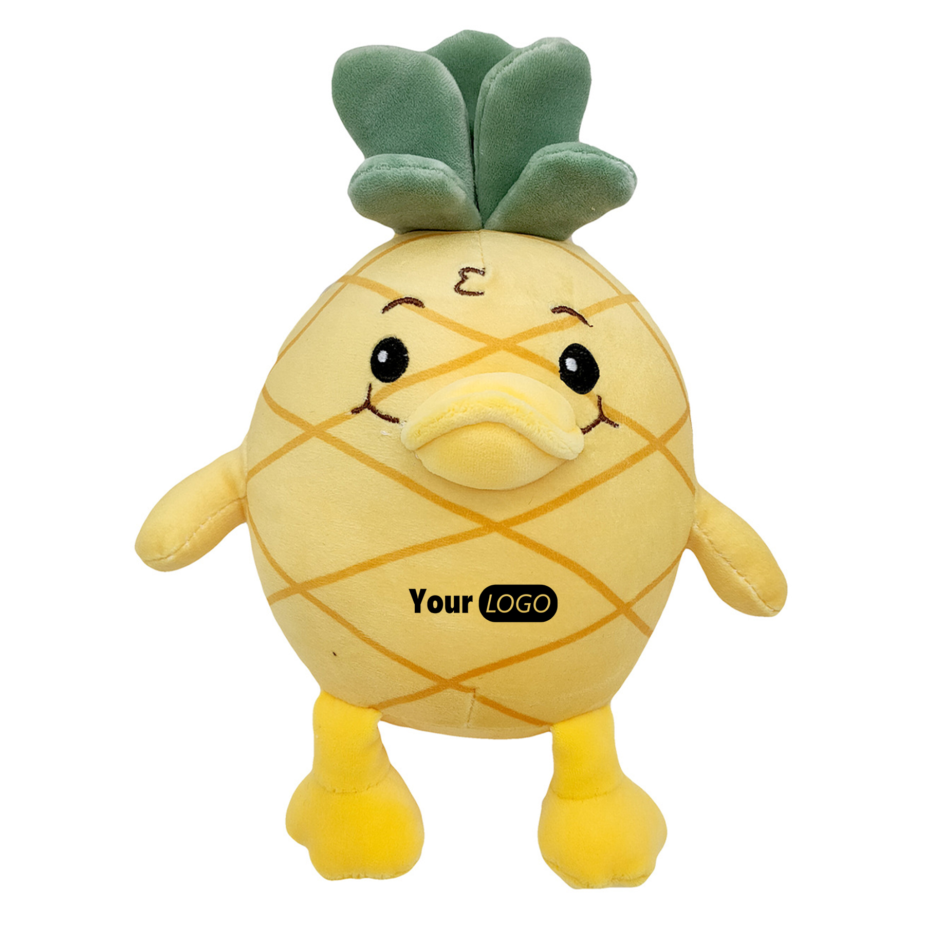 Cotton PineApples cute duck plush pillow toy 2