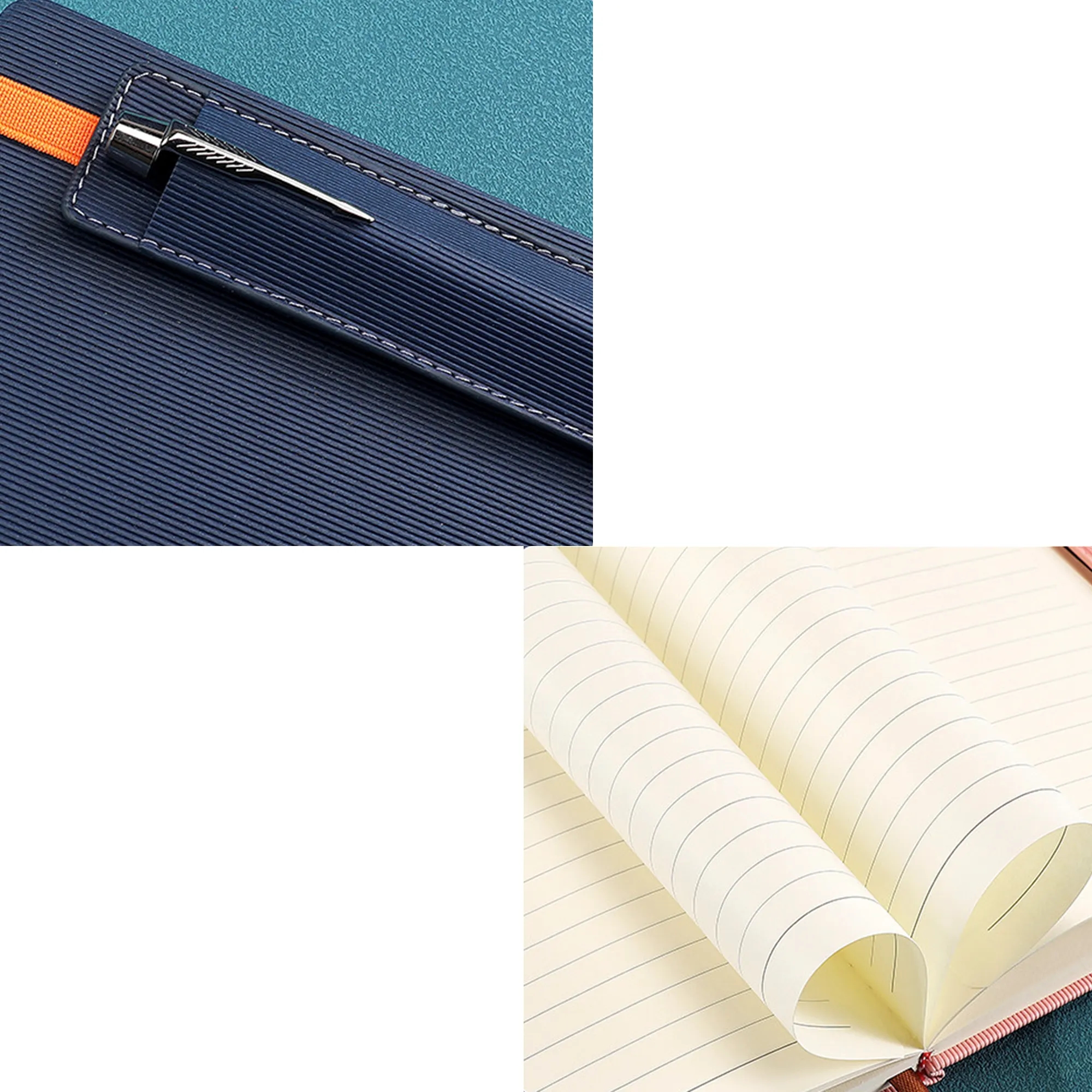 Leather Notebook With Pen Holder 4