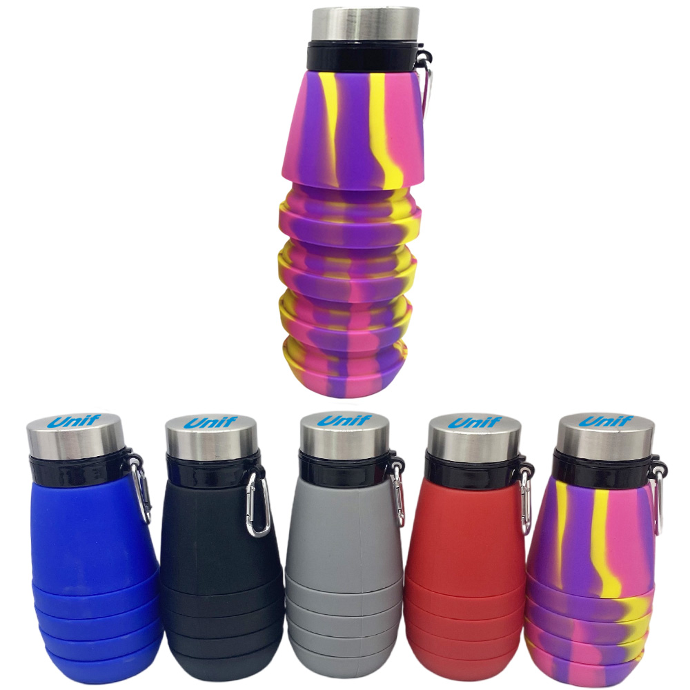17oz Outdoor Sports Silicone Collapsible Water Bottle 1