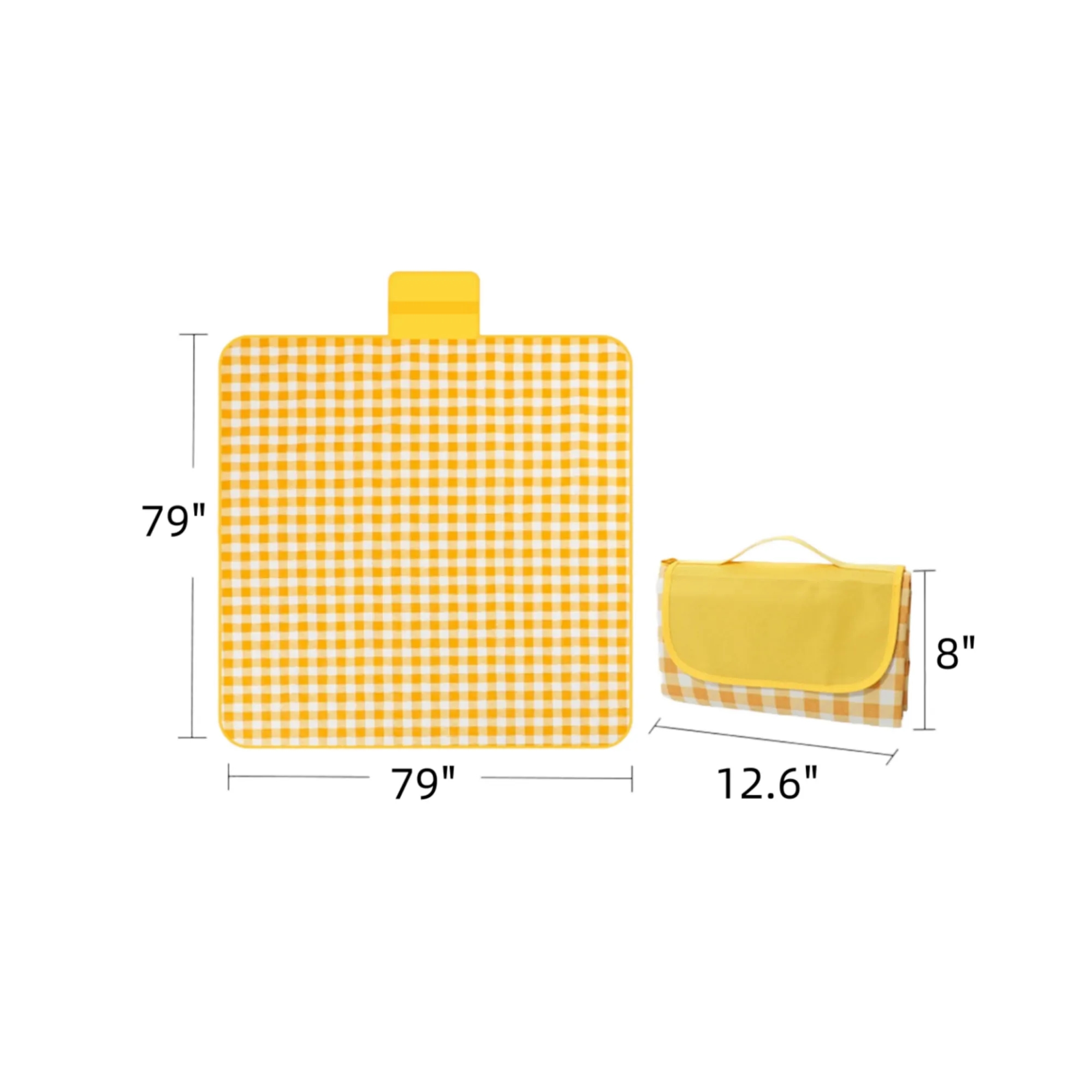 79"x79" Oxford Foldable Outdoor Mat 9